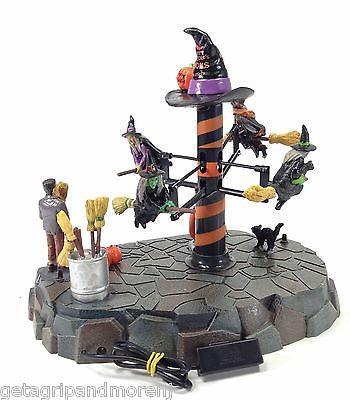Halloween Decor - Sweepy McCurdles Broom Sculpture | Spooky Home & Party Decoration for Halloween Festivities