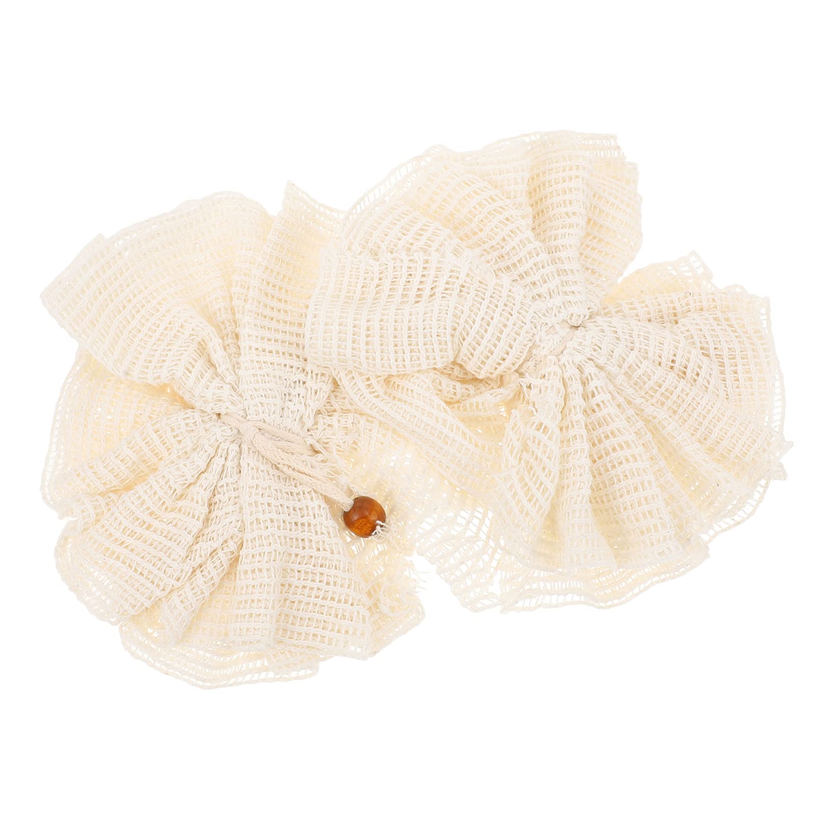 FOMIYES 2-Pack Exfoliating Bath Sponges & Shower Pouf - Sisal Loofah Gloves for Body Wash, Shampoo & Skin Care - Soft Bath Flower Sponge for Gentle Cleansing & Relaxing Shower Experience - Perfect for Spa, Home Bath & Gift Sets