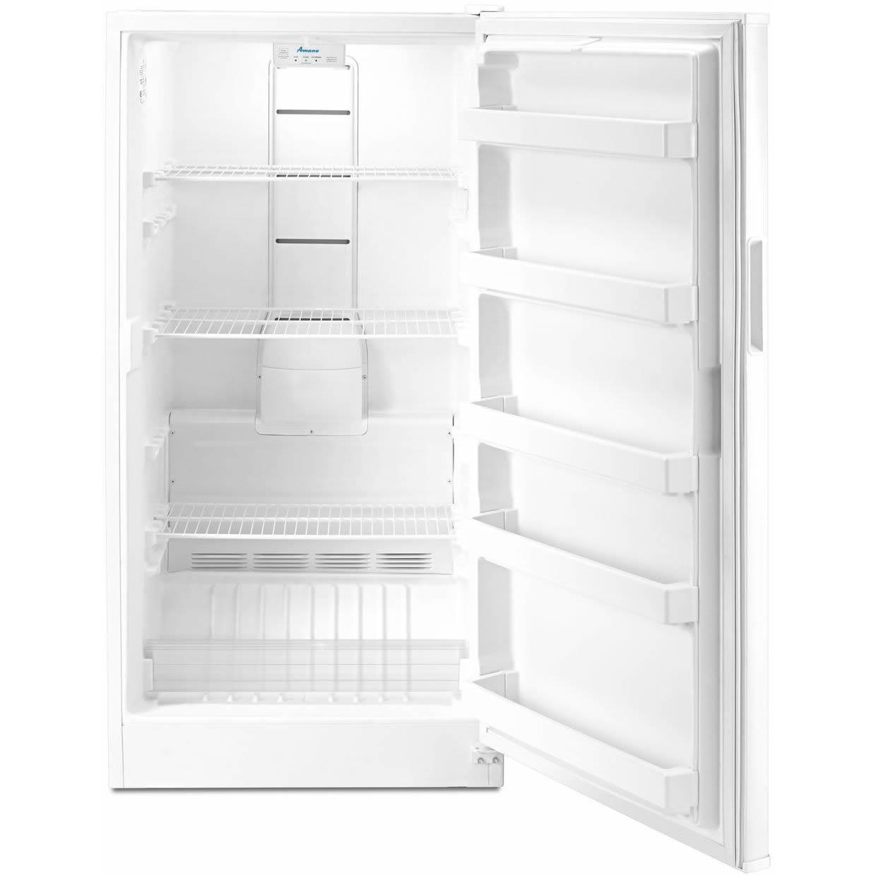 Amana 16 cu.ft. Upright Freezer AZF33X16DW - Energy Efficient Deep Freezer for Home, Garage & Basement - Perfect for Storing Meat, Frozen Foods & Bulk Groceries