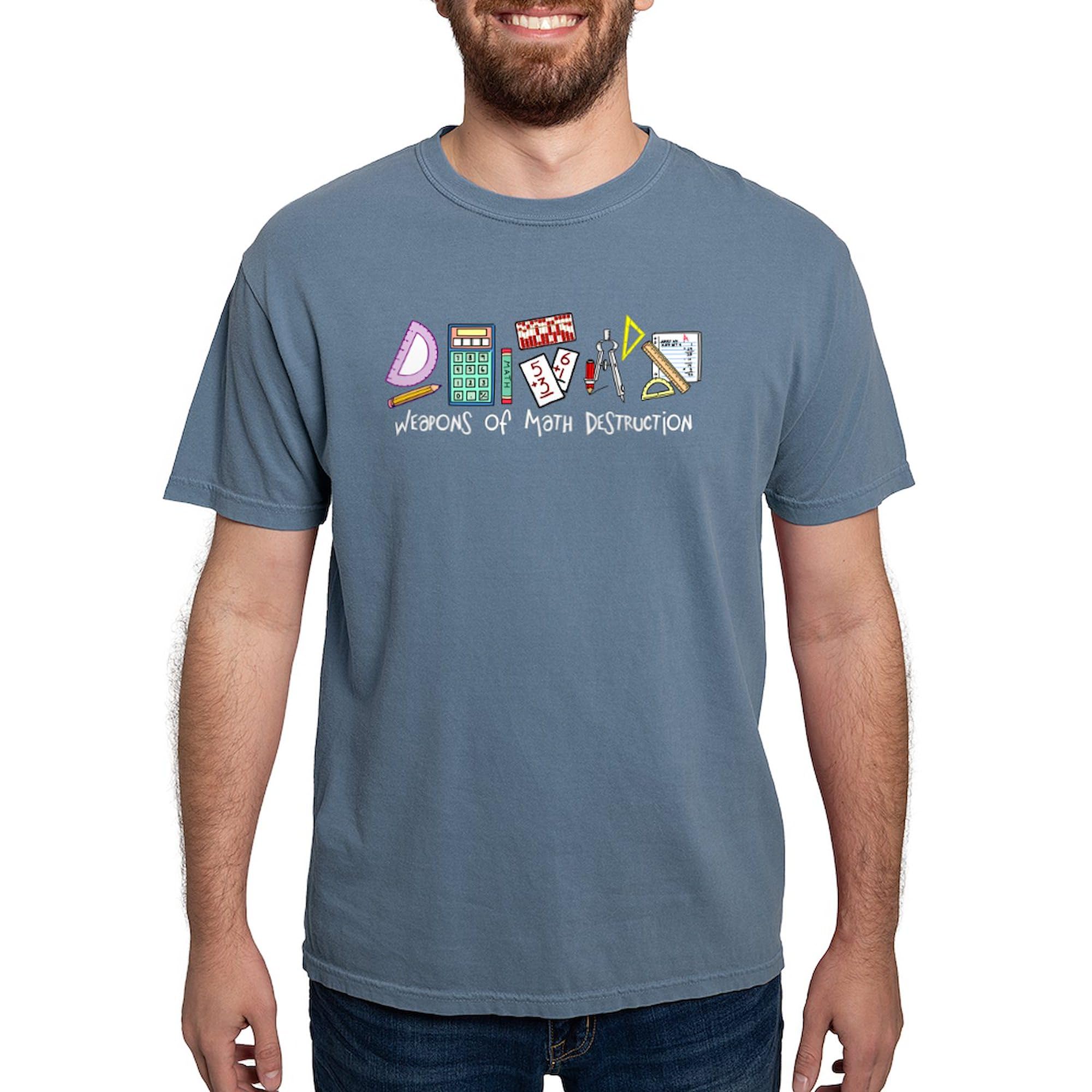 Men's Weapons of Math Destruction Graphic T-Shirt | Comfort Colors® Soft Cotton Tee | Casual Wear & Geek Culture Apparel