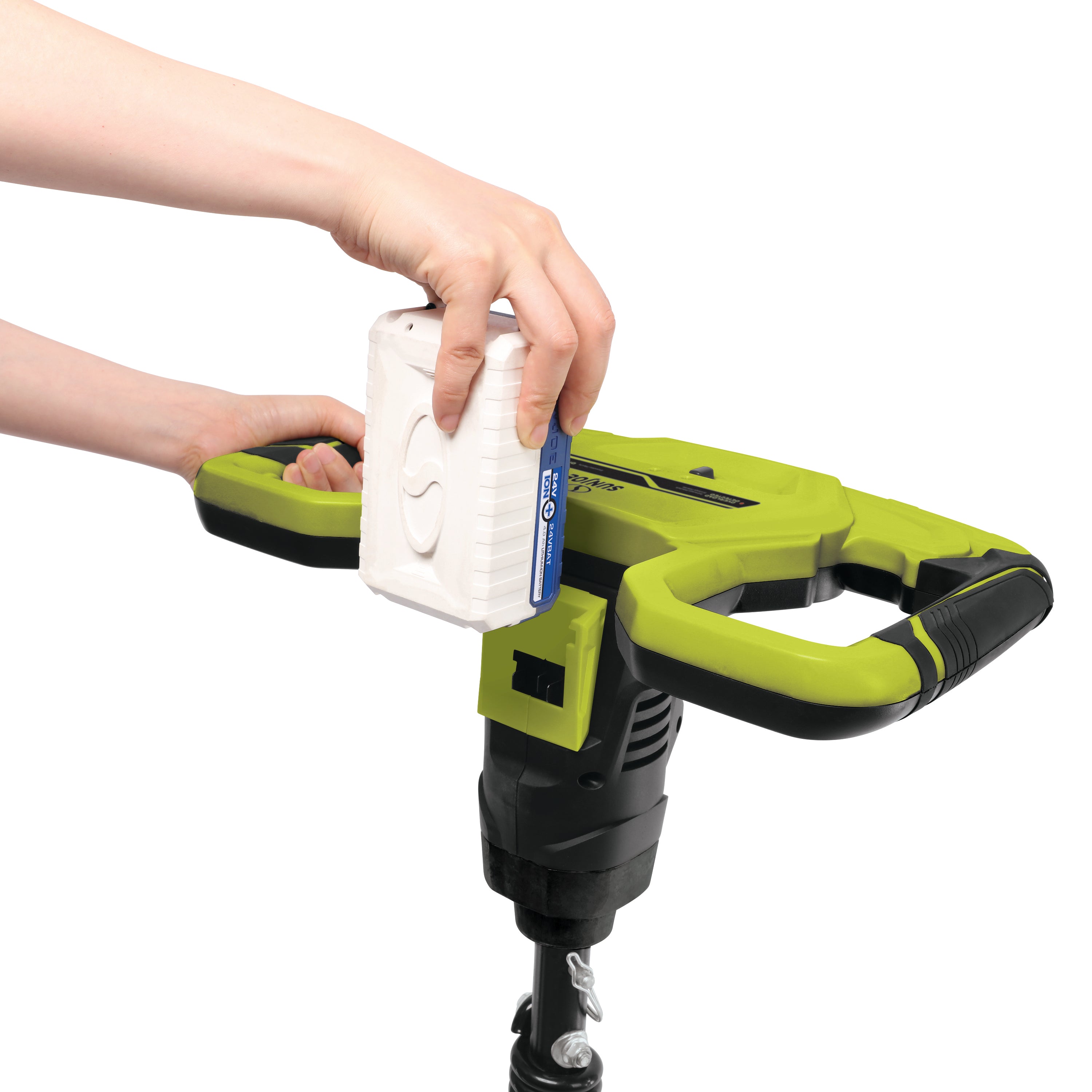 Sun Joe 24V AGR100 Cordless Earth Auger with 4.0Ah Battery & Quick Charger | 30