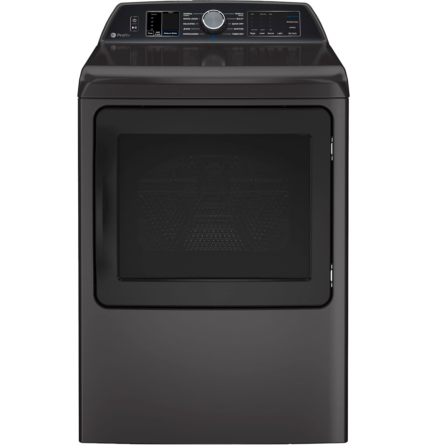 GE Profile PTD70EBMTDG 7.4 Cu. Ft Smart Electric Dryer in Diamond Grey - Large Capacity, WiFi Connected for Smart Home Laundry - Perfect for Families & Heavy Loads