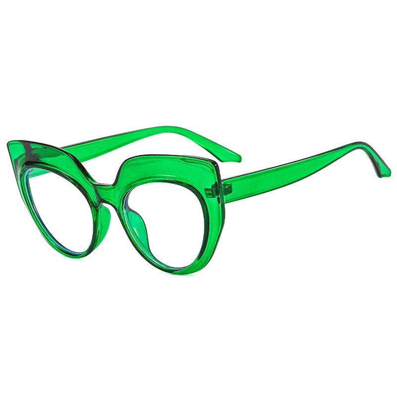 CCspace Women's Full Rim Cat Eye Eyeglasses Frame TR90 Lightweight & Durable - Stylish Reading Glasses for Work, Office & Everyday Wear