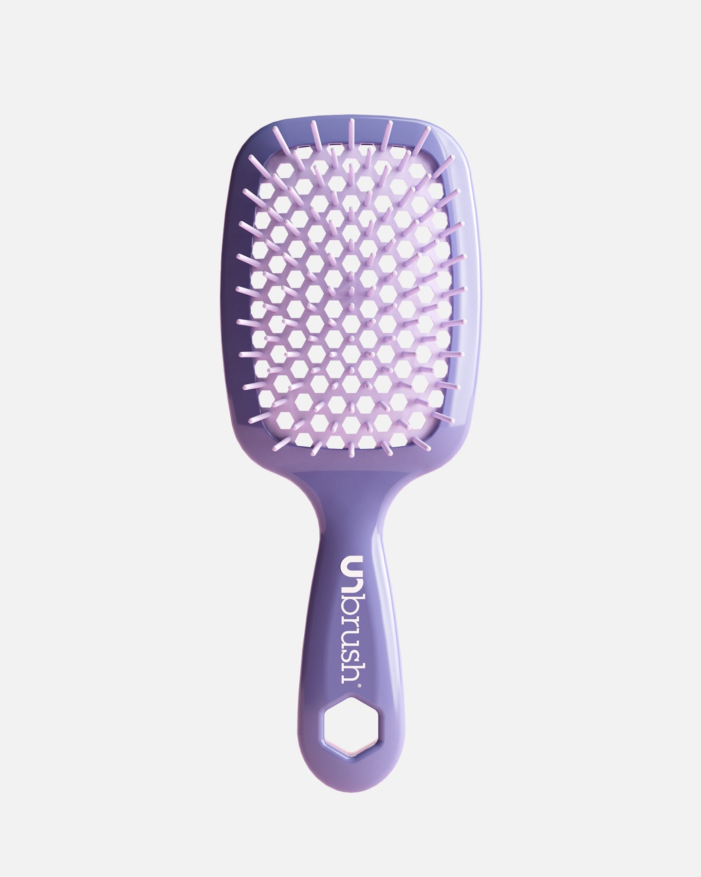 UNbrush Detangling Hair Brush for Wet & Dry Hair - Pain-Free Knot Remover, Gentle on Scalp (Lavender) - Perfect for Curly, Straight & Thick Hair at Home or Travel