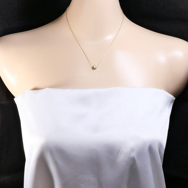 10K Gold Pearl Necklace for Women - Elegant White Cultured Pearl Jewelry Gift for Wedding, Anniversary & Special Occasions