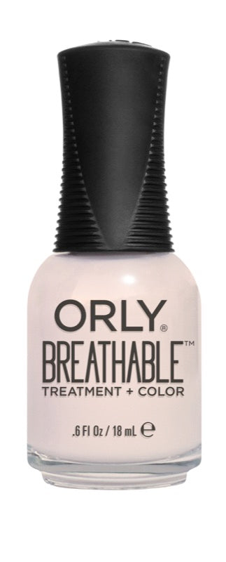 ORLY BREATHABLE Nail Polish - Barely There Sheer Nude 0.6oz (18ml) - Vegan & Cruelty-Free - Perfect for Natural Nail Looks, French Manicures & Everyday Wear