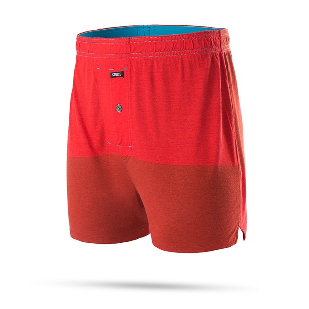 Stance Nightridge Red XS Men's Underwear - Soft & Breathable Boxer Briefs for Active Lifestyle, Gym, Workout & Everyday Comfort