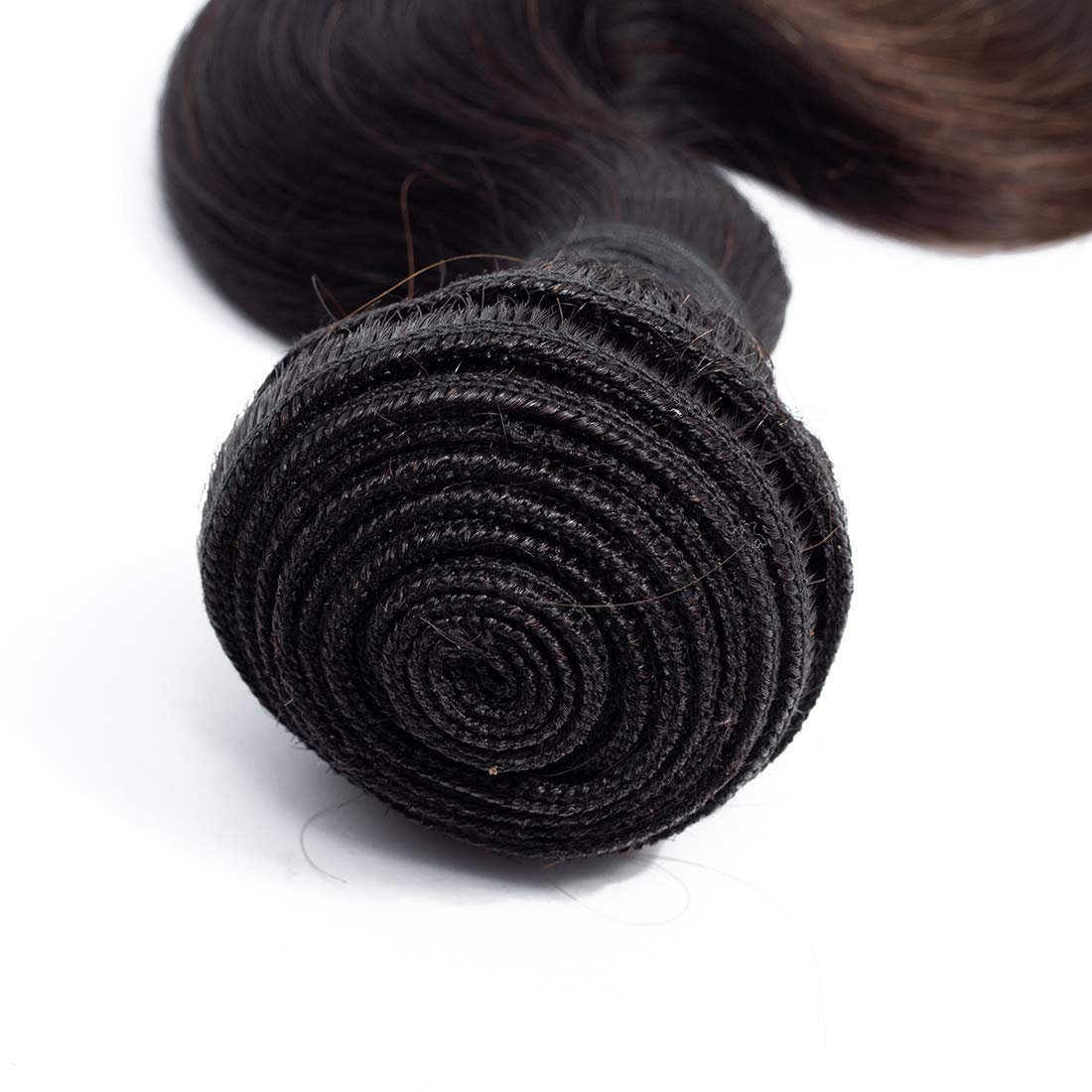 100% Unprocessed Brazilian Virgin Human Hair Extensions - 3 Bundles Ombre 1B/4/30 Color Body Wave for Natural Look (20 22 24 Inches) | Perfect for Daily Styling, Parties & Special Occasions