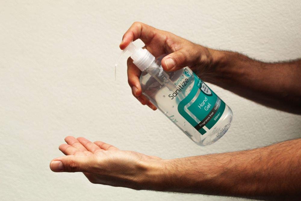 Simply Sanitize Hand Gel - 99.9% Germ Killing Alcohol-Based Hand Sanitizer for On-The-Go Hygiene | Perfect for Travel, Office, School & Daily Use