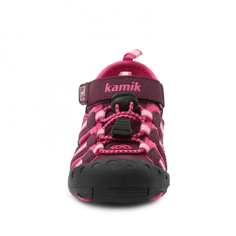 Kamik Plum Crab Kids' Waterproof Sandals - Comfortable & Durable Outdoor Beach Shoes for Boys & Girls - Perfect for Summer, Pool, and Beach Adventures
