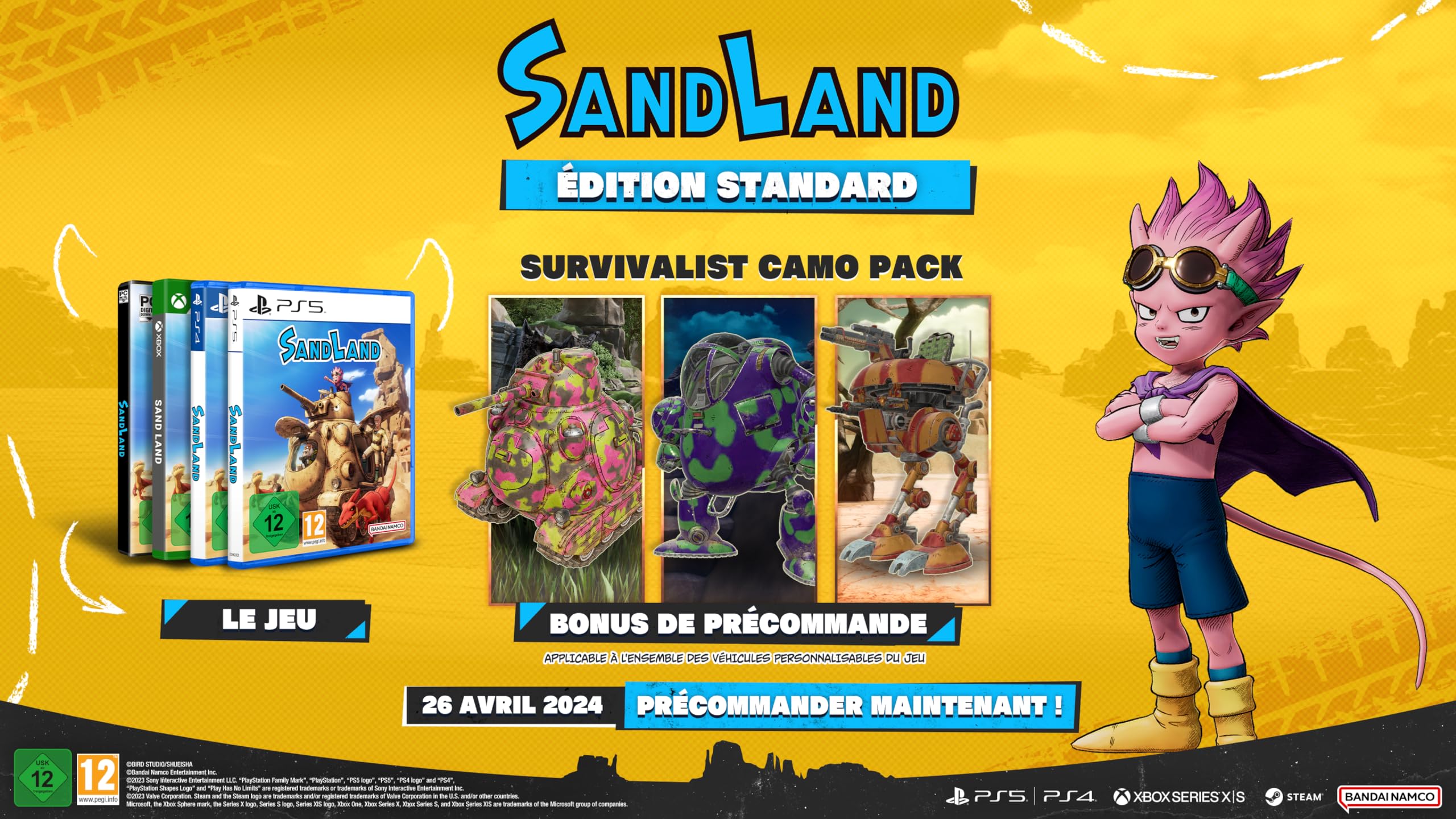 SAND LAND (PS5) - PlayStation 5 Video Game | Open-World Adventure RPG | Based on Akira Toriyama's Manga | Perfect for Anime Fans & Action Game Lovers