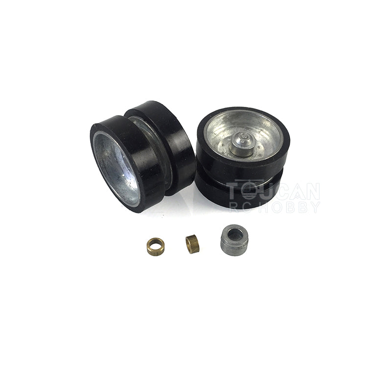1/16 HengLong M1A2 Abrams RC Tank Metal Spare Parts Set - Road Wheels, Bearings, Sprockets, Idlers & Rubber Pad Tracks | Compatible with Mato Models | Perfect for Tank Battles, Military Displays & RC Hobby Enthusiasts