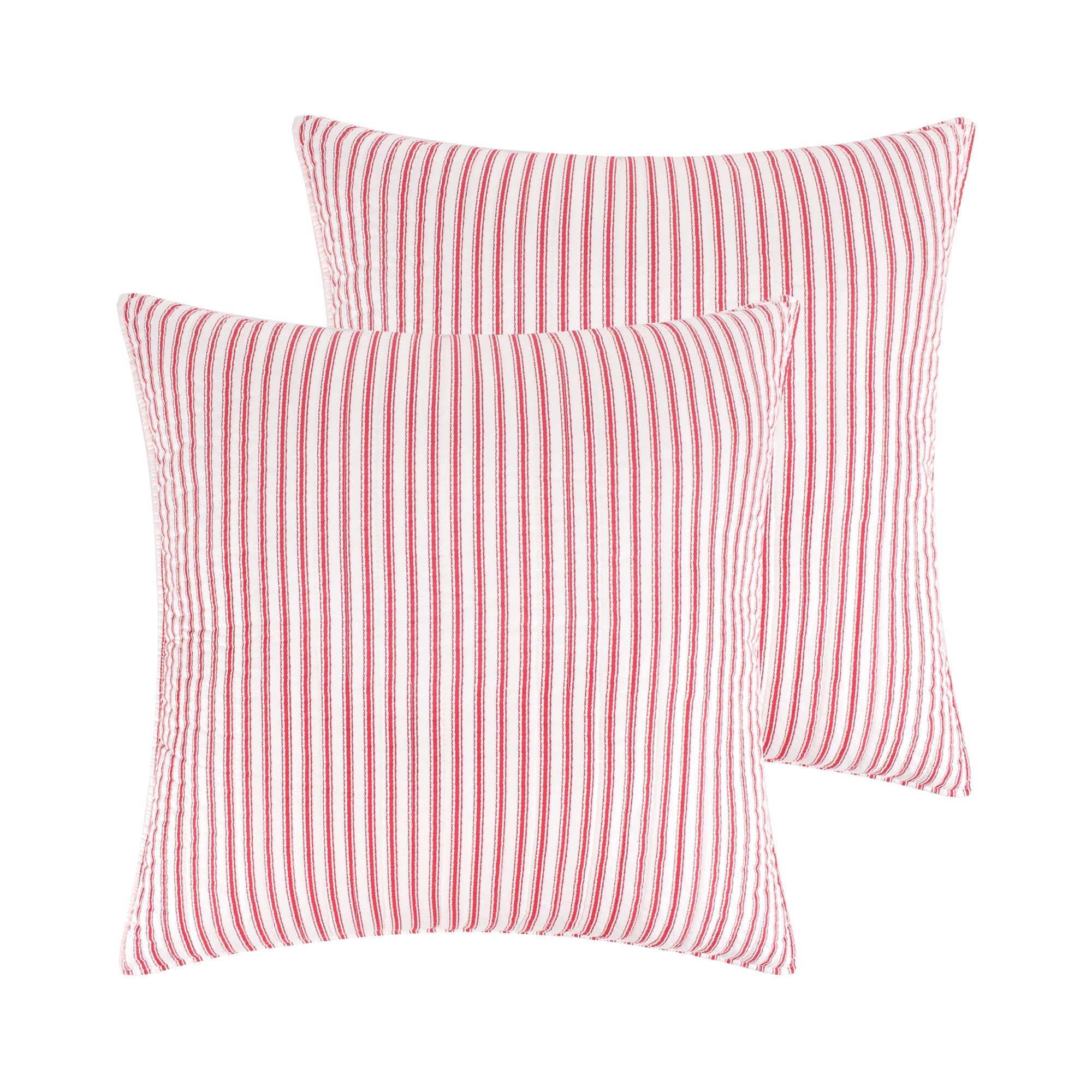 Winterberry Forest Euro Sham Set of 2 - Luxury Decorative Pillow Covers for Bedroom, Living Room & Guest Room Decor