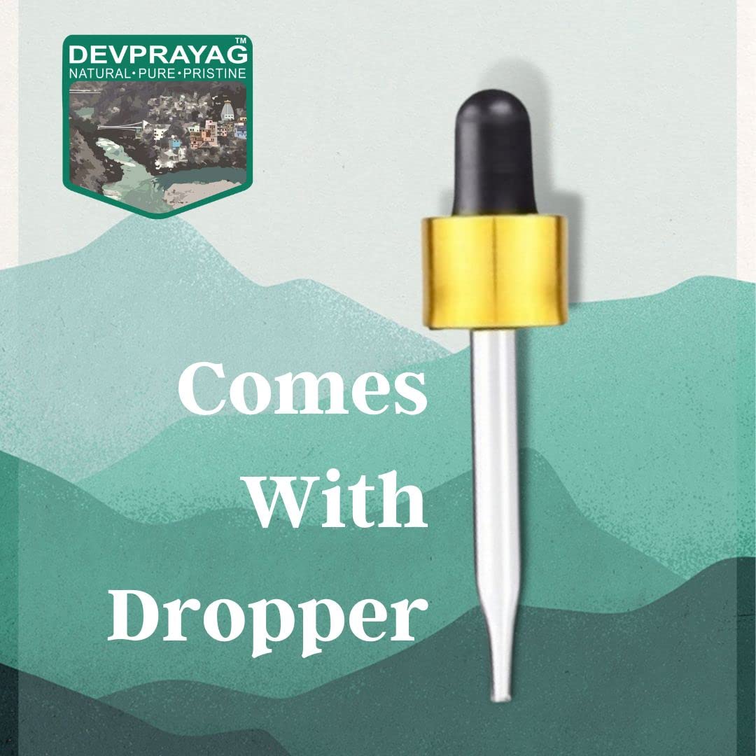 Devprayag Pure Lemon Essential Oil (Citrus limonum) - 100% Natural, Steam Distilled, 30ml with Glass Dropper - Aromatherapy, Diffuser, Skin & Hair Care