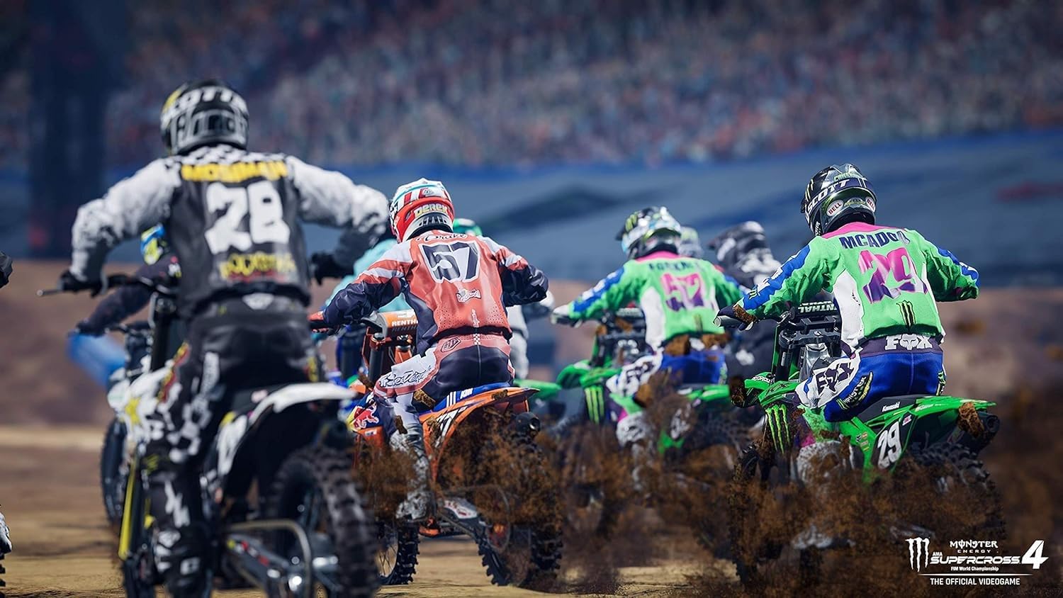 Monster Energy Supercross 4 - PS5 & PlayStation 4 Racing Game | Official Licensed Motocross Video Game for Thrilling Off-Road Action | Perfect for Gaming Enthusiasts & Racing Fans at Home or Parties