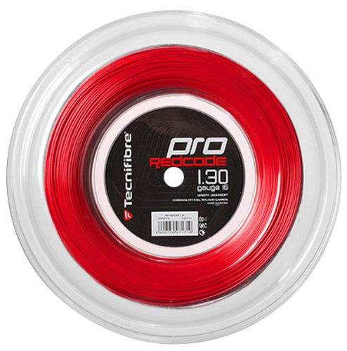 Tecnifibre Pro Red Code 16G 660' Reel Tennis String - High Performance Polyester String for Spin & Control | Perfect for Competitive Players & Tournament Play
