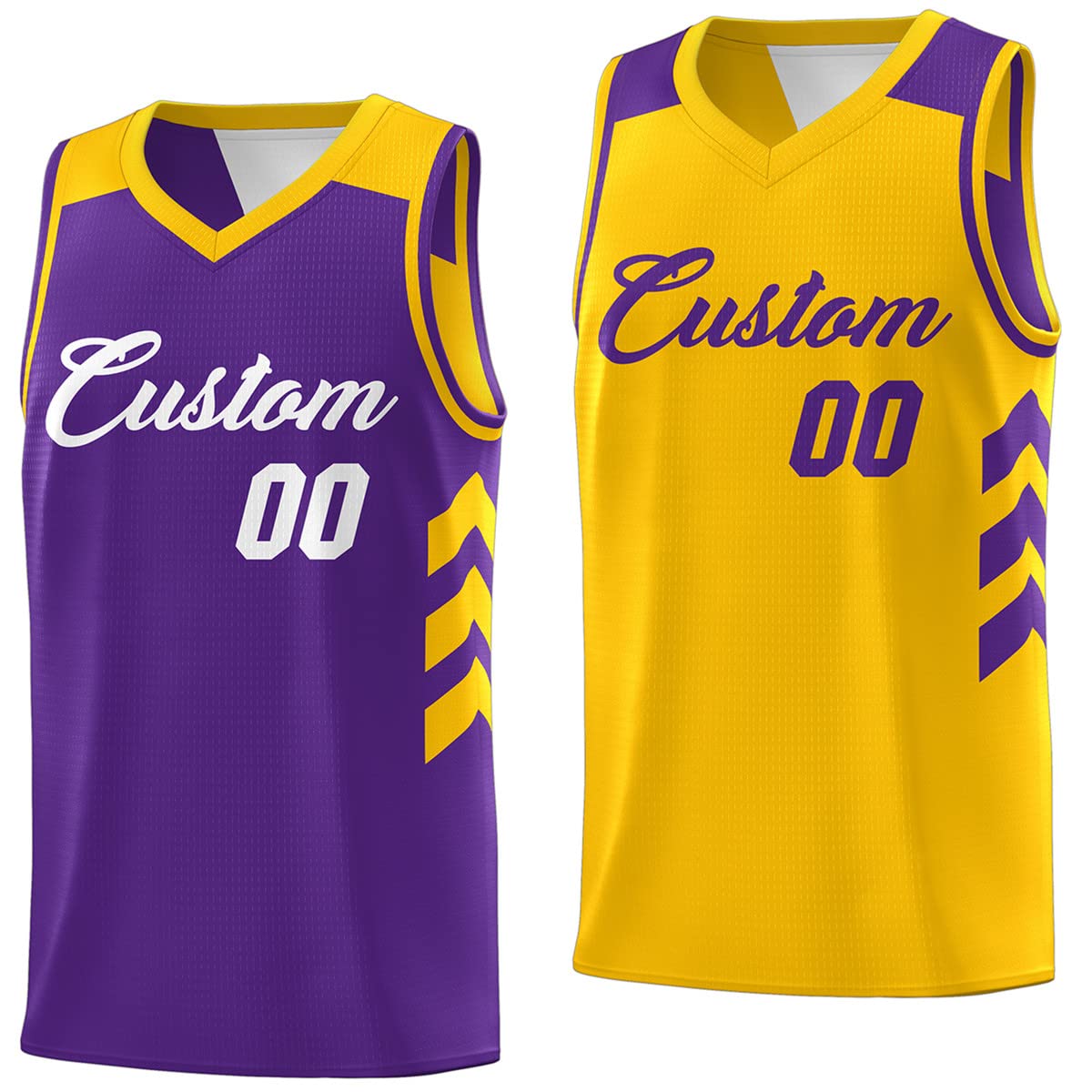Custom Basketball Jersey - Reversible Sports Vest with Personalized Team Name & Number for Men & Youth | Perfect for Team Games, Training & Fan Apparel