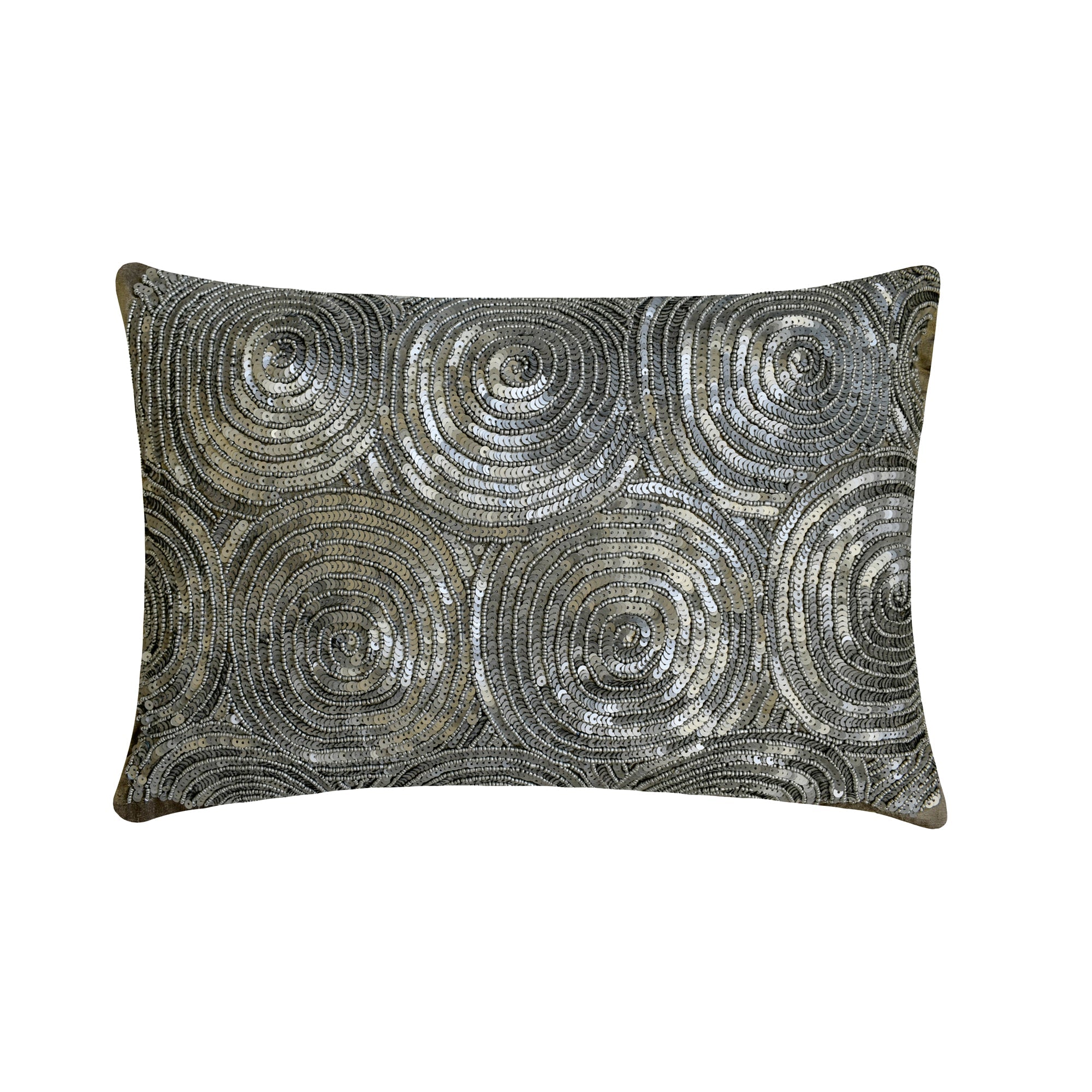 Luxury Gold Decorative Lumbar Pillow Cover - Art Silk Cushion Case for Sofa, Bed, Living Room - Elegant Home Decor Accent for Modern Interiors