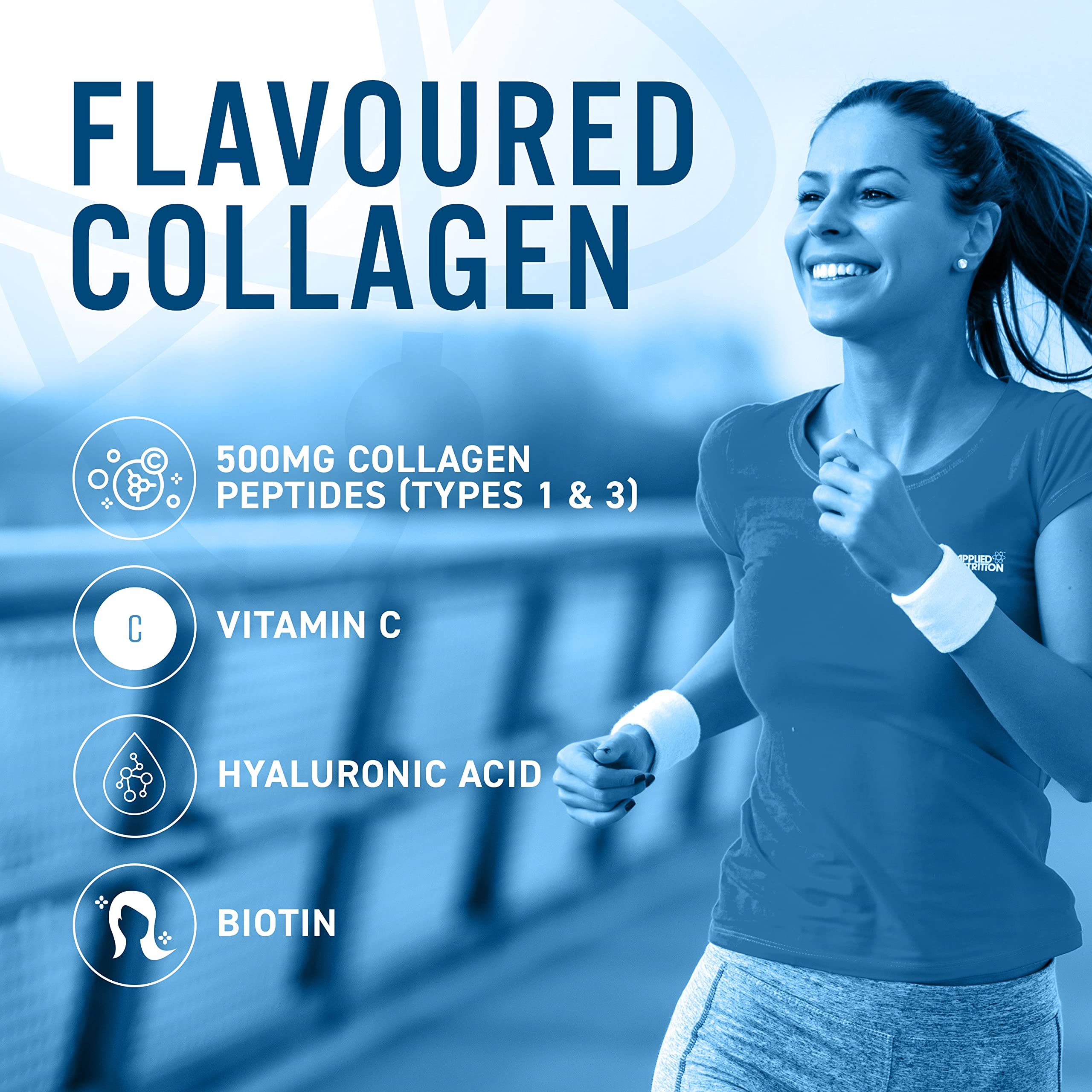 Applied Nutrition Collagen Powder - Citrus Twist 165g | Hydrolyzed Collagen Peptides for Skin, Hair & Nail Health | Perfect for Smoothies, Coffee & Post-Workout Recovery