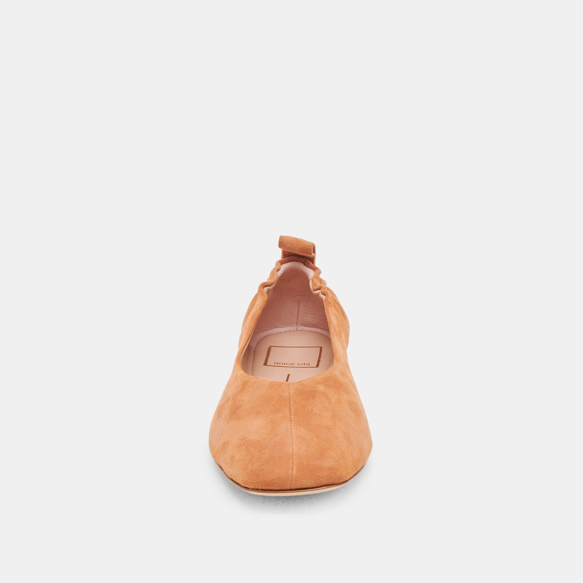 VINNIE Women's Ballet Flats - Amber Suede Comfortable Slip-On Shoes for Casual Wear & Office Outfits