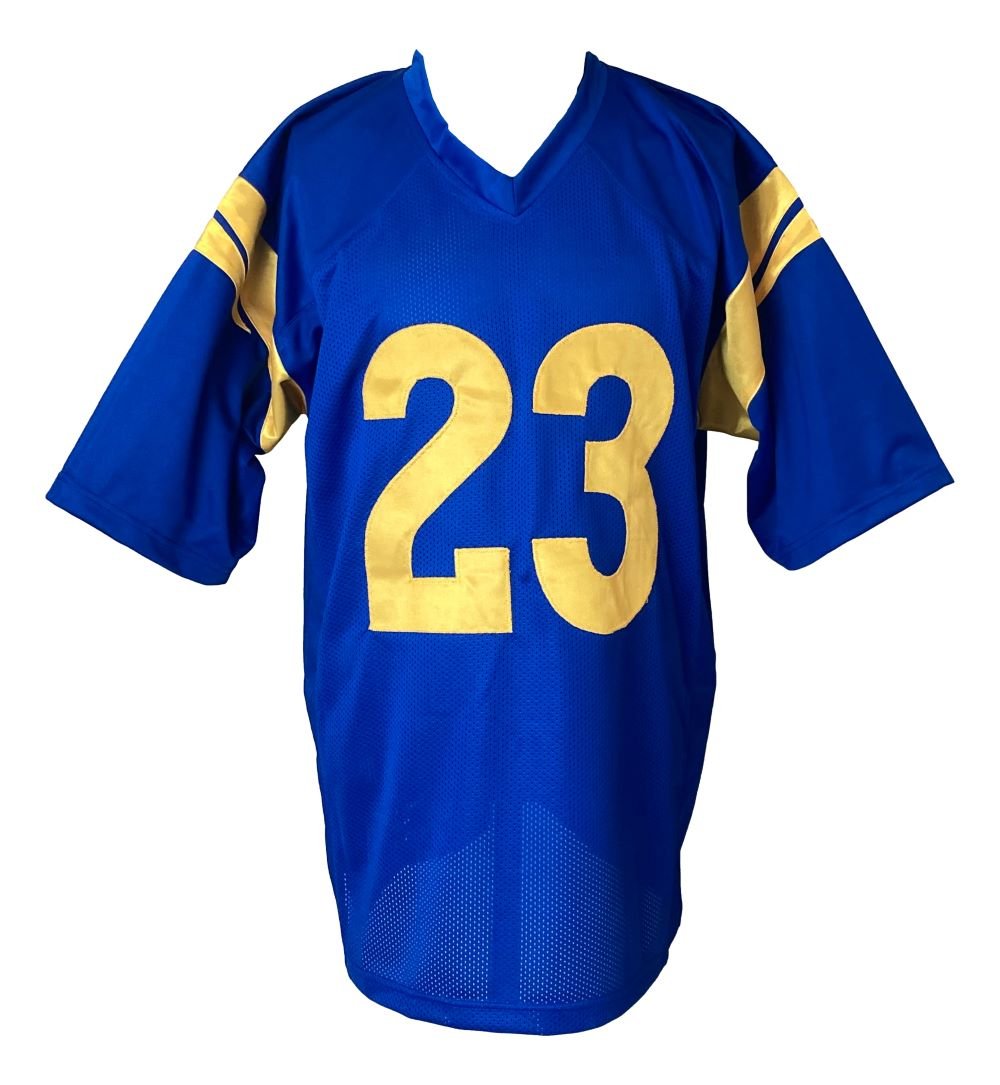 Kyren Williams Los Angeles Rams Signed Blue Football Jersey - Authentic NFL Memorabilia for Collectors & Fans - Perfect for Display, Gifting, and Game Day