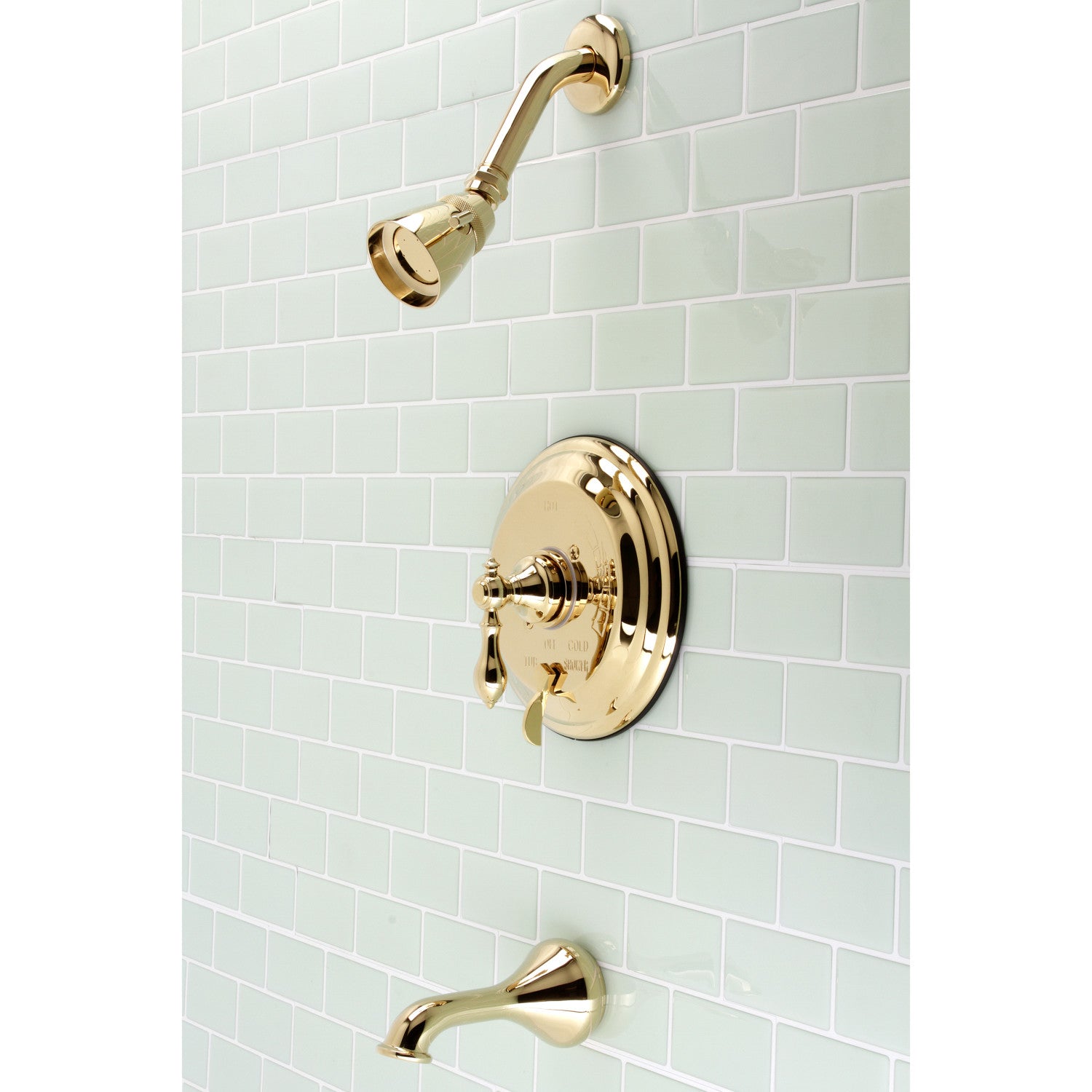 American Classic KB36320ACL Single Handle Pressure Balanced Tub and Shower Faucet in Polished Brass - Perfect for Bathroom Renovation and Modern Home Decor