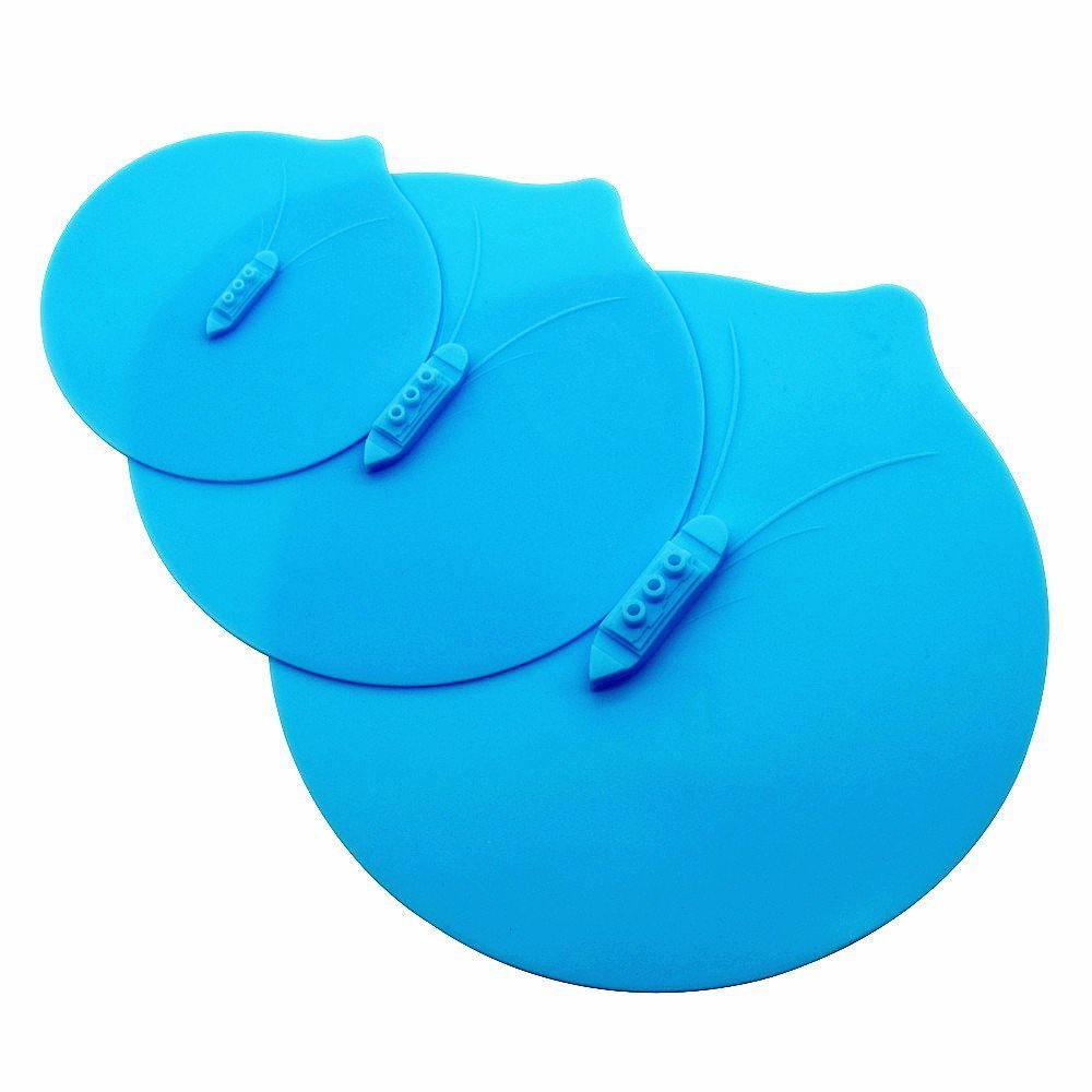 3-Pack Silicone Steamer Lids - Cute Steam Ship Design, Food Covers for Pots & Bowls to Keep Meals Fresh | Perfect for Kitchen, Meal Prep & Food Storage