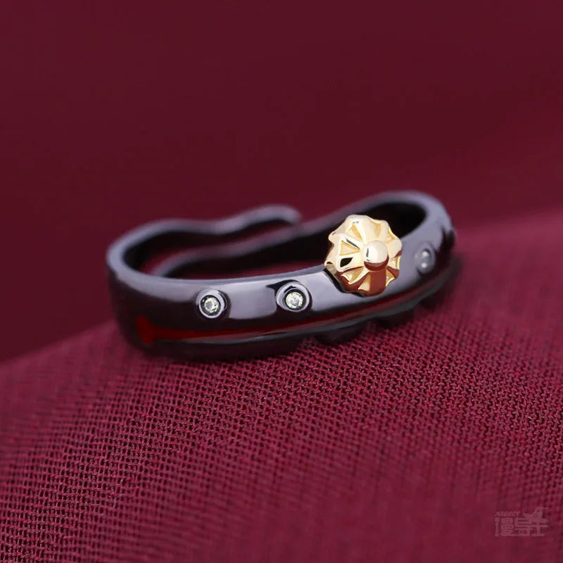 Ghost Ring - Elegant & Stylish Silver or Gold Plated Ring for Women & Men | Perfect for Halloween, Cosplay, Gothic Fashion & Everyday Wear