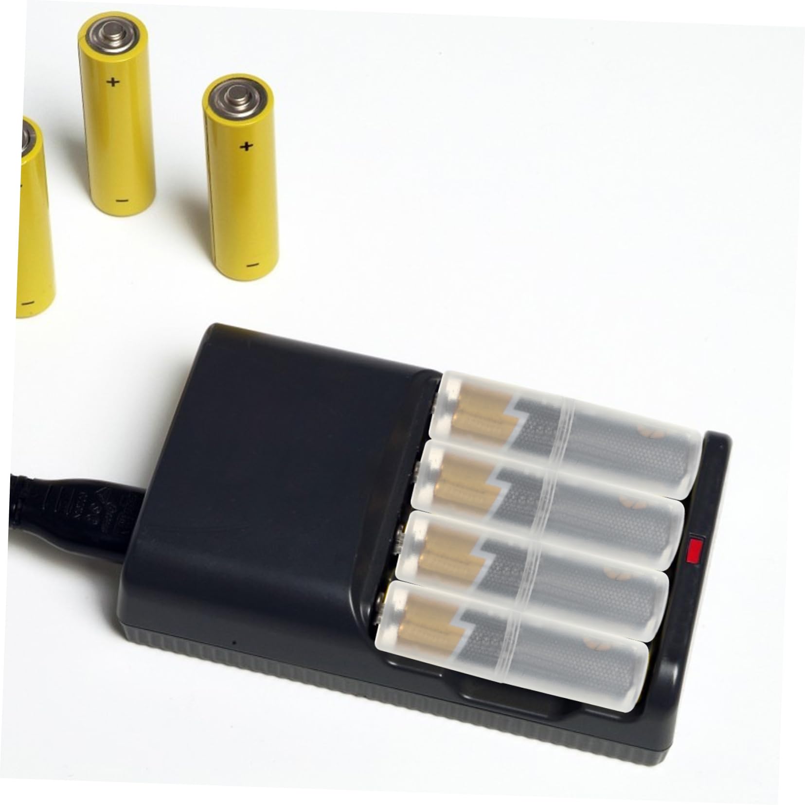 20-Pack Battery Converter Adapters - Plastic Battery Holders & Tubes for AA/AAA to C/D Size Conversion | Perfect for Flashlights, Toys, and Household Electronics