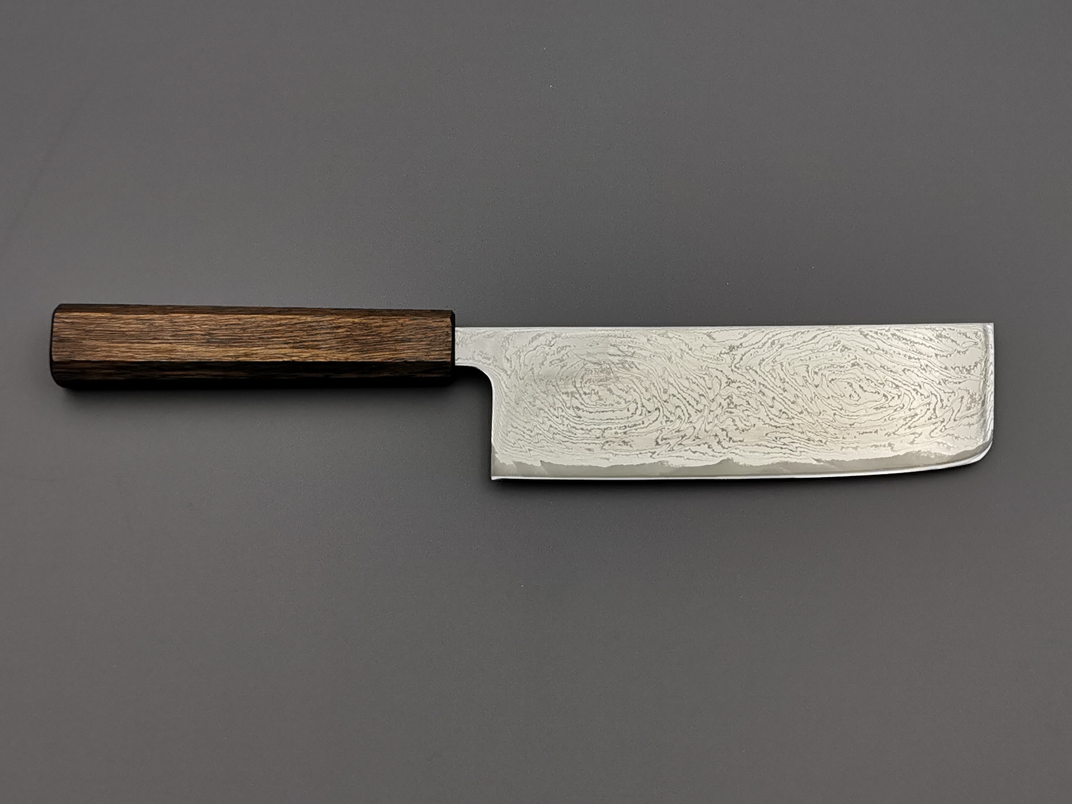 Premium Haruyuki Zanpa Nakiri Japanese Vegetable Knife - High Carbon Steel Blade for Precise Chopping, Slicing & Dicing - Perfect for Home Chefs & Professional Kitchens