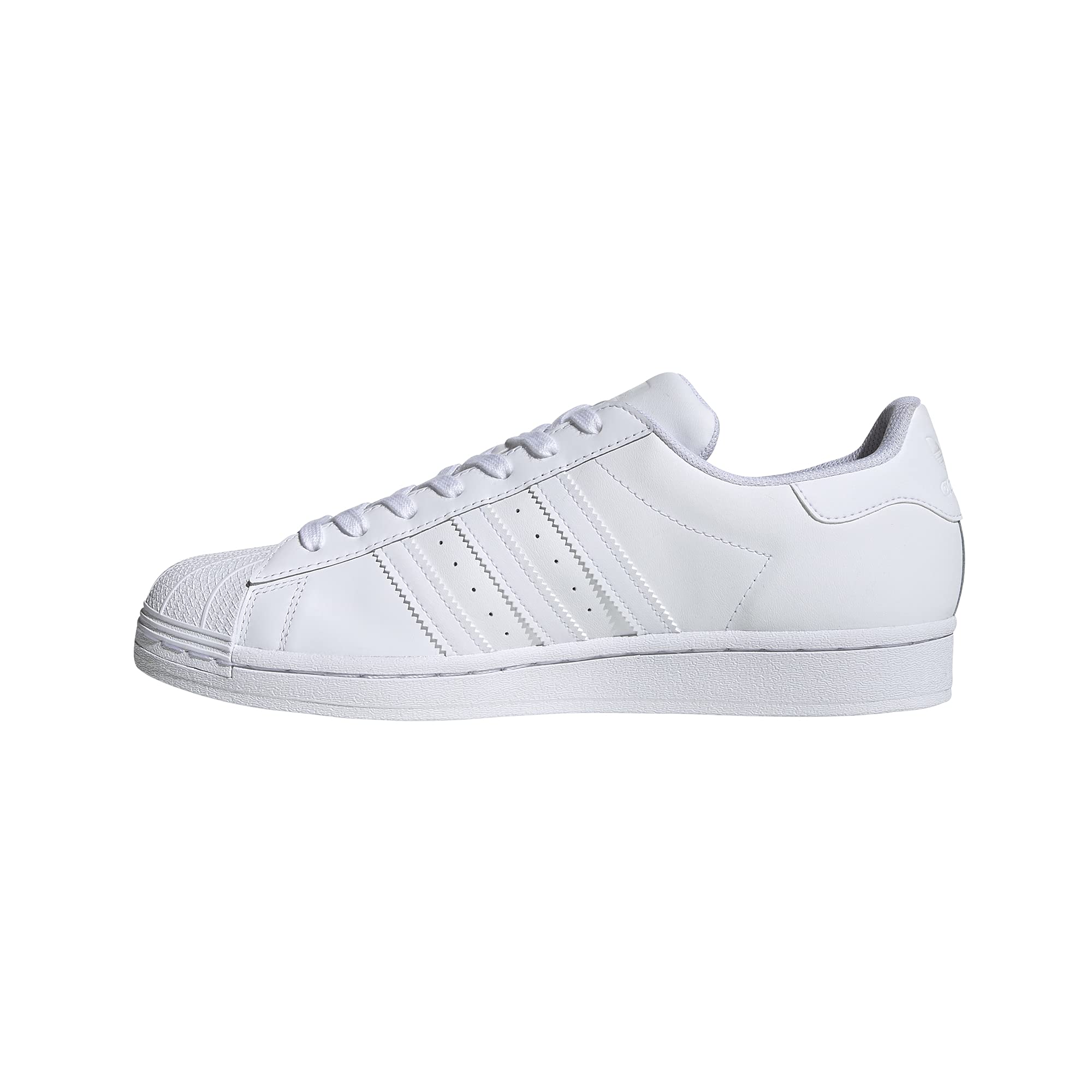 adidas Men's Superstar Sneakers - Classic White Leather Low-Top Shoes for Casual Wear & Street Style | Perfect for Everyday Comfort & Fashion Outfits