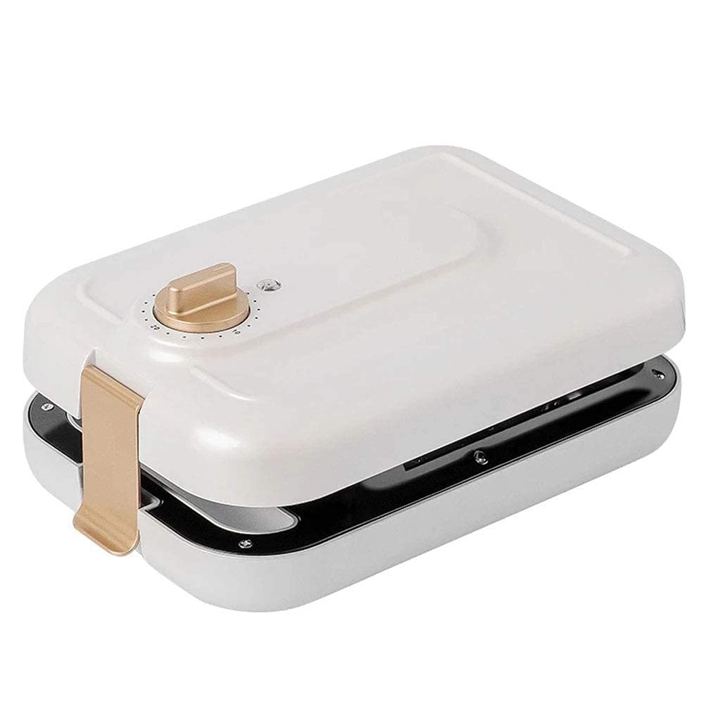 JJINPIXIU 3-in-1 Sandwich & Waffle Maker - Electric Breakfast Toaster with Timer, Non-Stick Plates for Easy Cleaning - Perfect for Quick Breakfast, Snacks & Family Meals