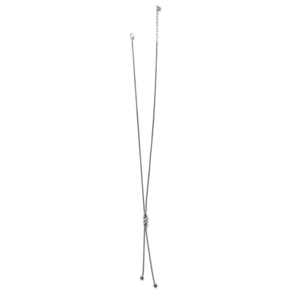 Brighton Interlok Twist Lariat Necklace - Elegant Gold Layered Chain for Women | Perfect for Date Night, Office Wear & Special Occasions