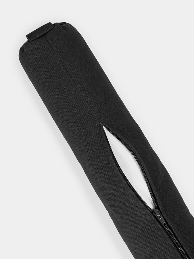 Organic Cotton Yoga Bolster for Spine Alignment - Slim Design for Comfort & Support - Perfect for Yoga Studios, Home Practice, and Meditation