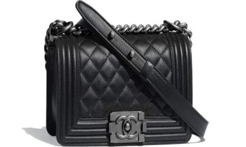 Chanel Le Boy Wallet On Chain WOC - Black Quilted Lambskin Leather Crossbody Bag with Gold-Tone Hardware | Perfect for Evening Events, Date Nights & Luxury Fashion Accessories