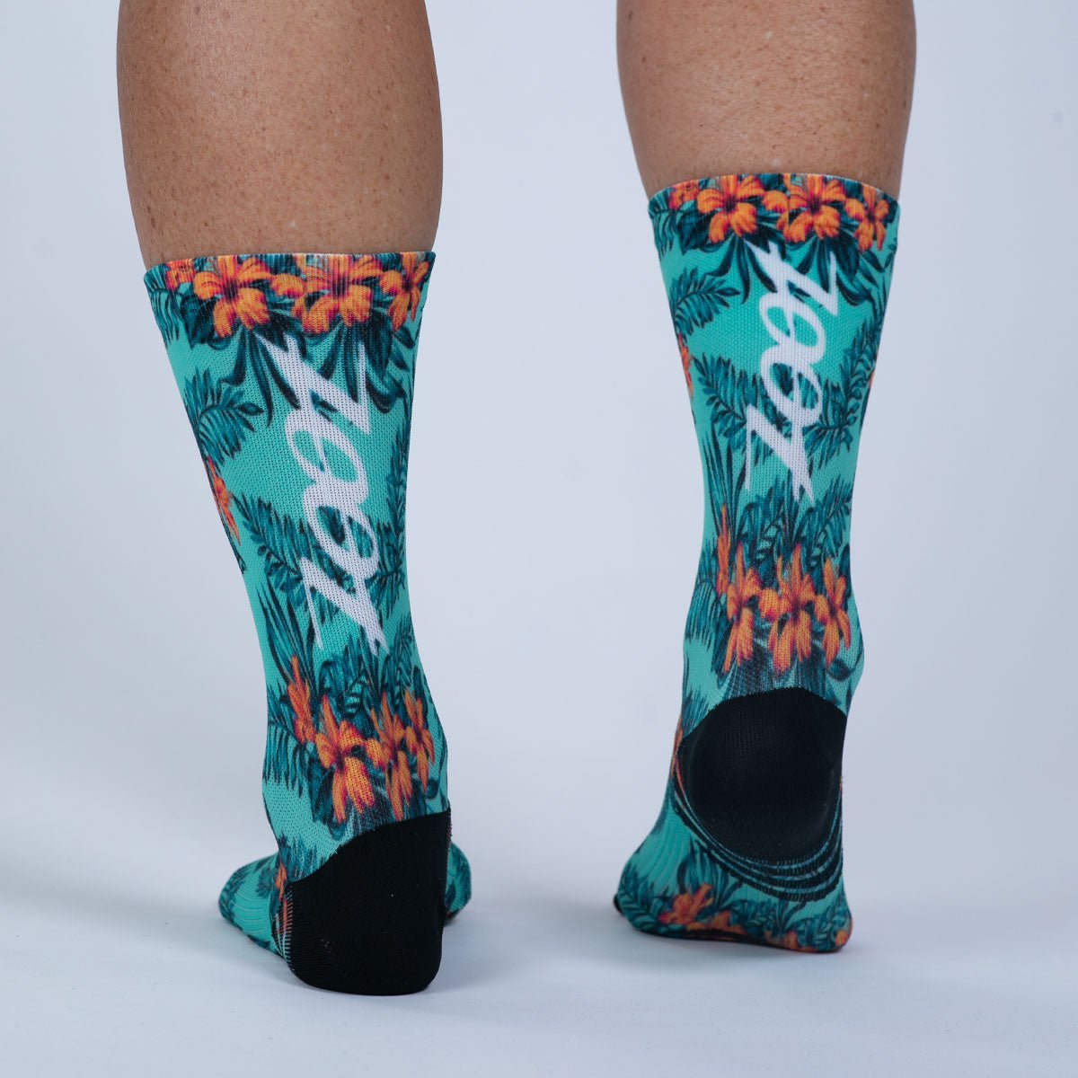Unisex 6-Pack Comfortable Cotton Socks - Mint Hula Design for Men & Women | Perfect for Casual Wear, Sports, and Everyday Use