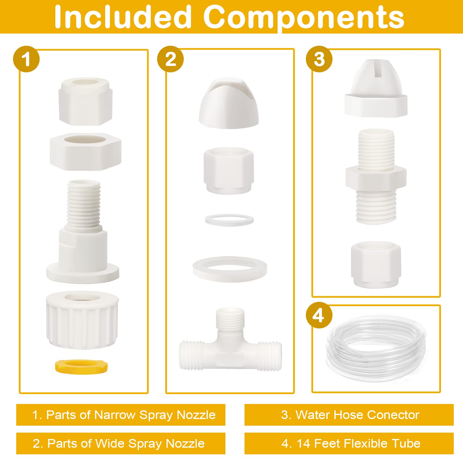Premium Inground Pool Slide Water Tubing Kit - Complete Set with Sprayer & Hose for Swimming Pool Slides | Perfect for Backyard Fun, Family Gatherings & Summer Water Activities