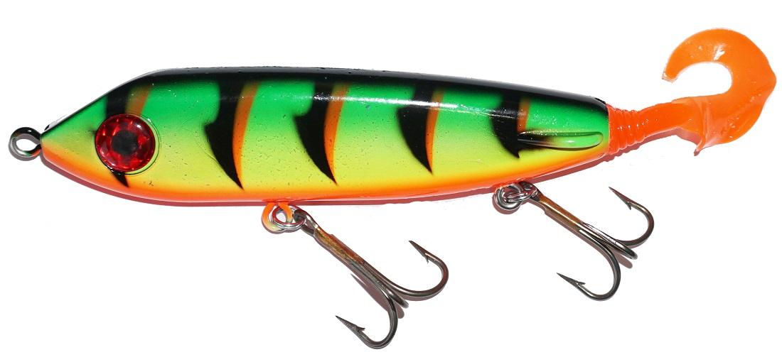 Drifter SQUIRRELY Hellpuppy Glide Bait Fishing Lure - Topwater Bass Fishing Bait for Freshwater & Saltwater - Perfect for Kayak Fishing and Tournament Angling
