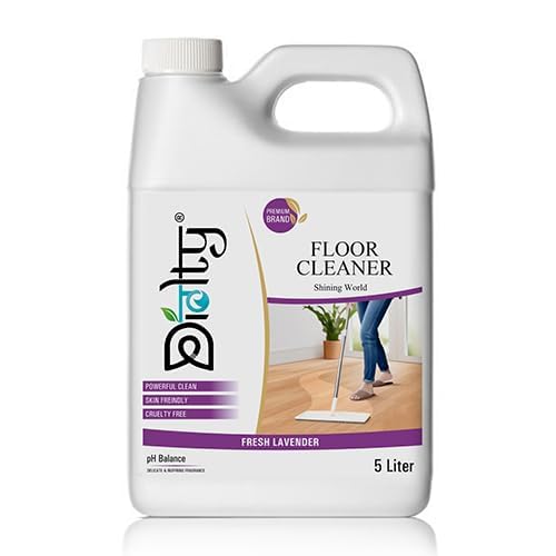 **Diolty 5L Lavender Floor Cleaner Liquid - Eco-Friendly, Non-Toxic & Skin-Safe for Bathroom Tiles & Surfaces - Ideal for Homes, Offices & Commercial Spaces**