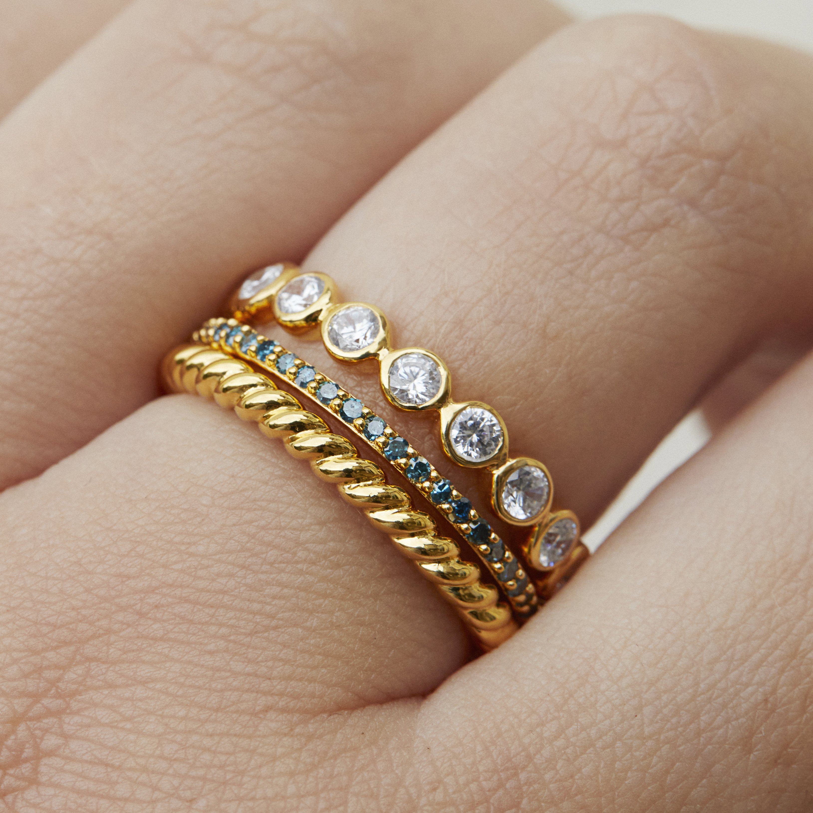 Bezel Set Cubic Zirconia Eternity Ring - 925 Sterling Silver Wedding Band for Women, Perfect for Anniversary, Engagement & Everyday Elegance