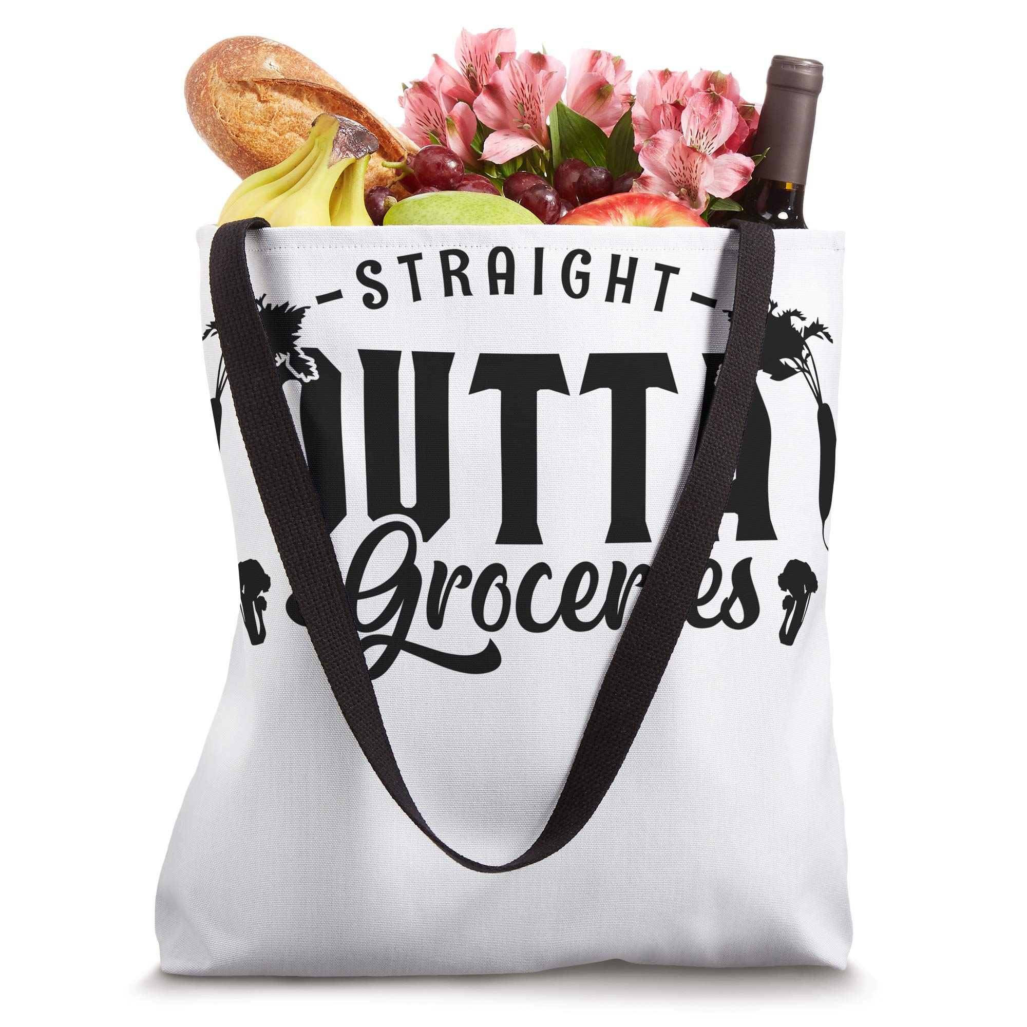 Fun Grocery Tote Bag - Cute Shopping Quote for Market Trips