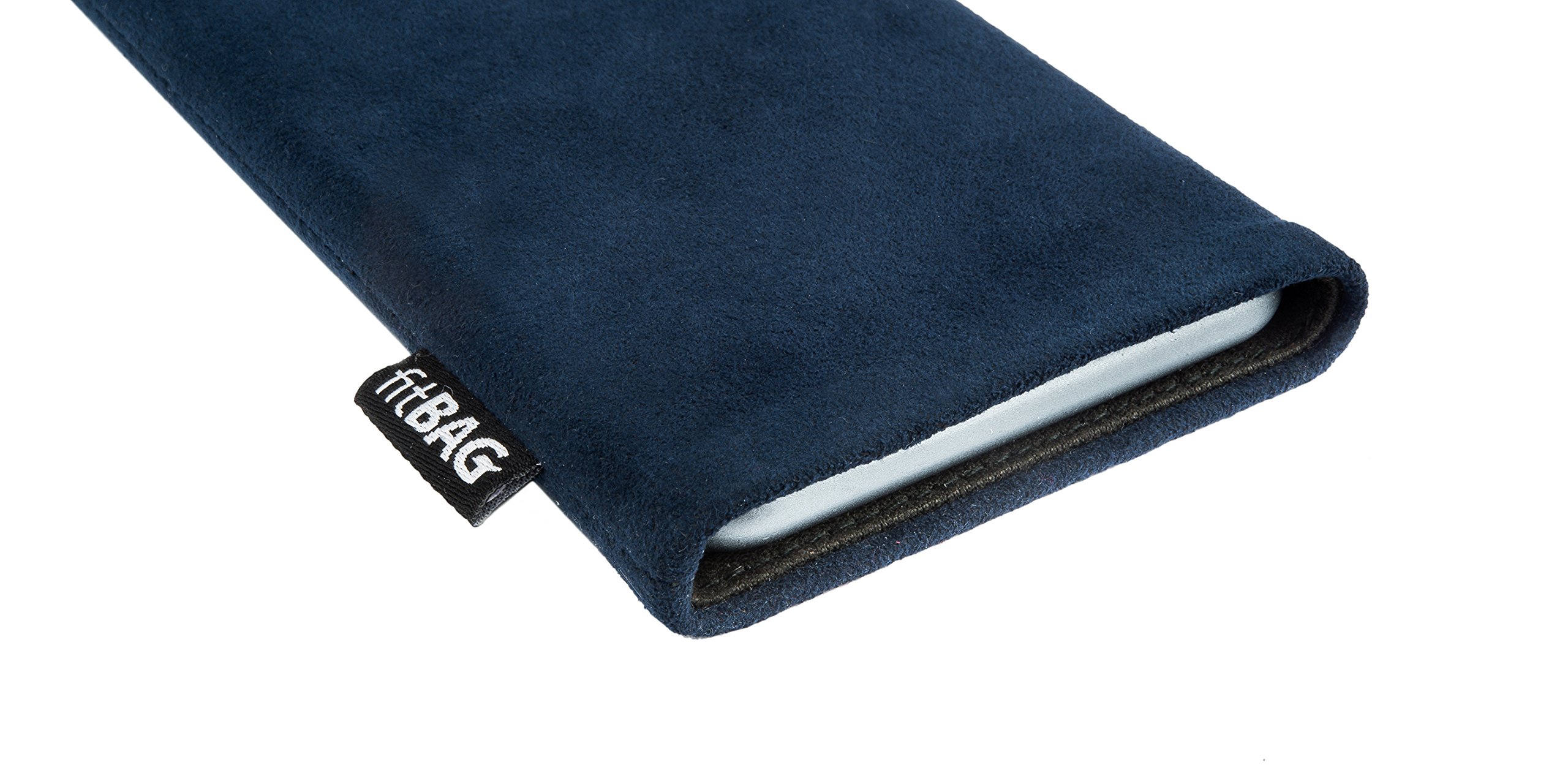 Premium Genuine Alcantara Pouch Case for Huawei Ascend P7 | Custom Tailored Sleeve with Microfiber Lining | Made in Germany | Perfect for Display Cleaning & Everyday Protection