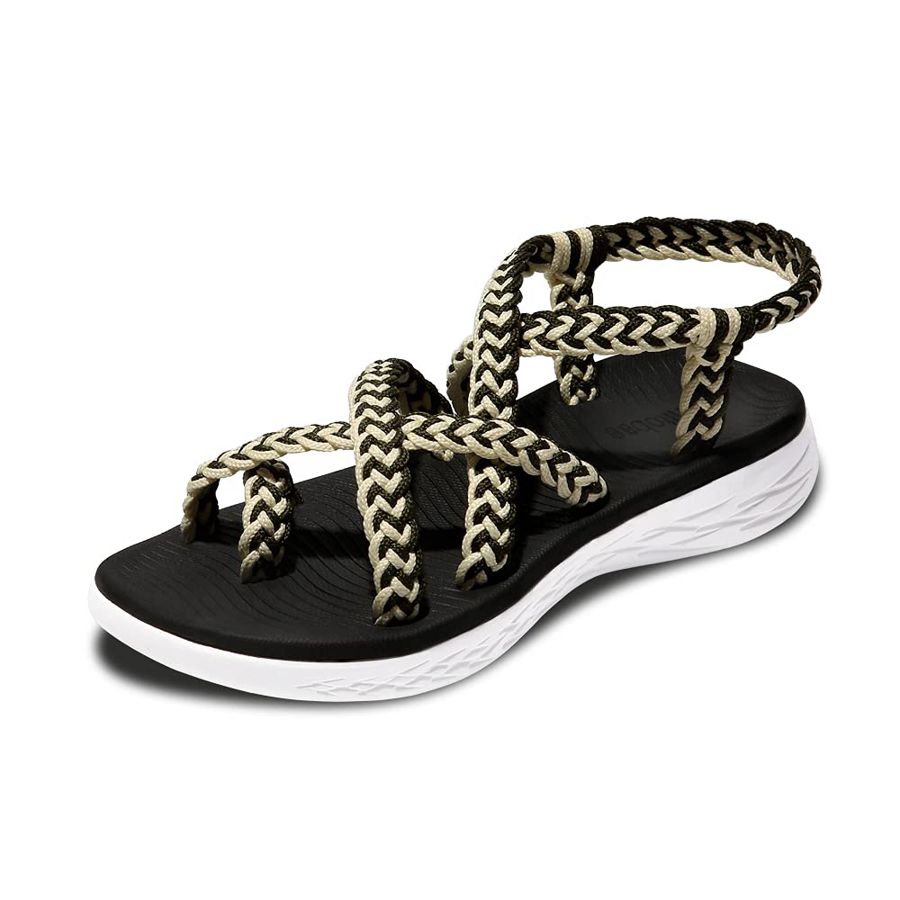 Chitobae Women's Hiking Sandals - Comfortable Walking Sandals for Outdoor, Beach & Travel - Lightweight Casual Flat Sandals for Hiking, Walking & Vacation