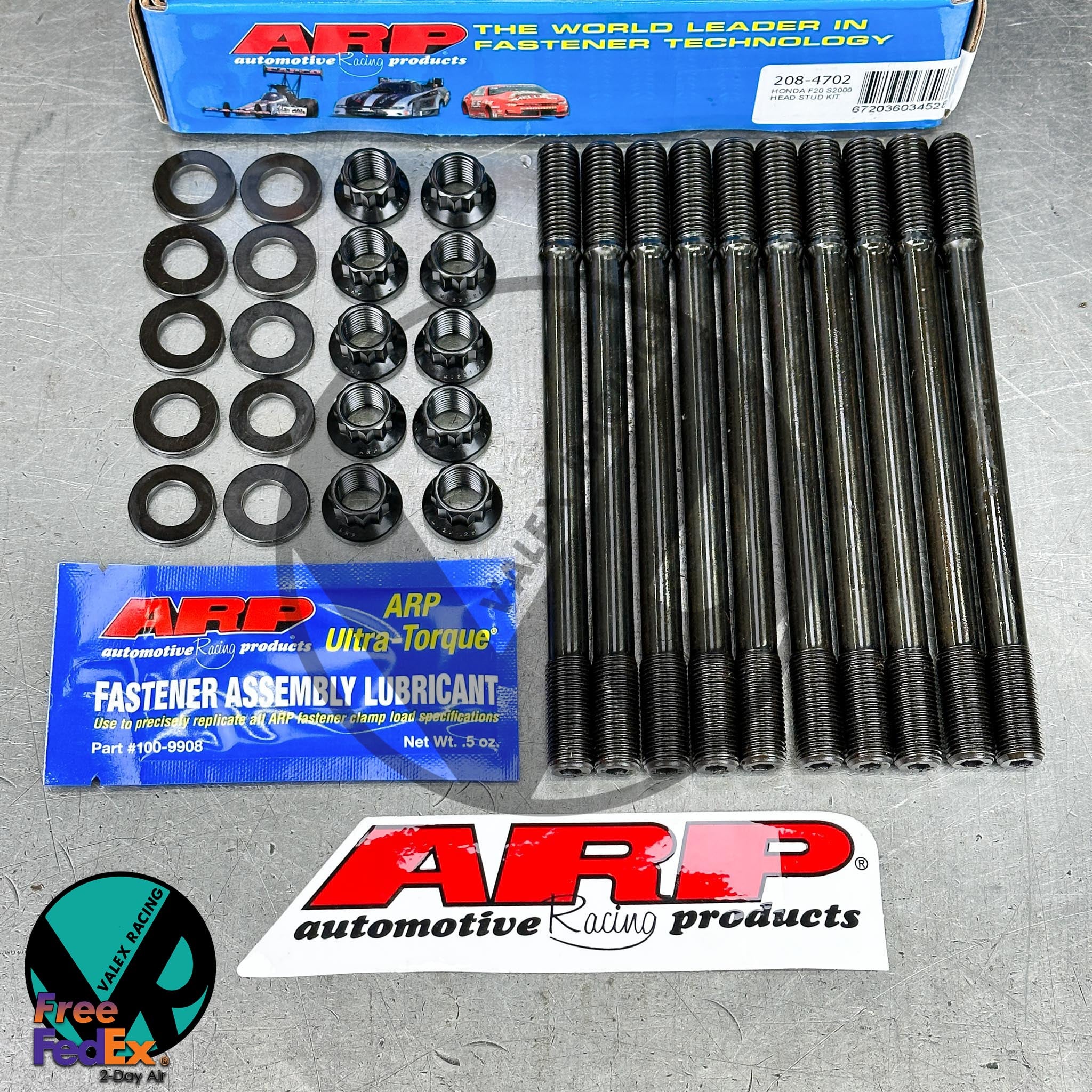 ARP Head Stud Kit for 00-09 Honda S2000 S2K AP1 AP2 (Part #208-4702) - High Performance Engine Upgrade for Racing & Street Use