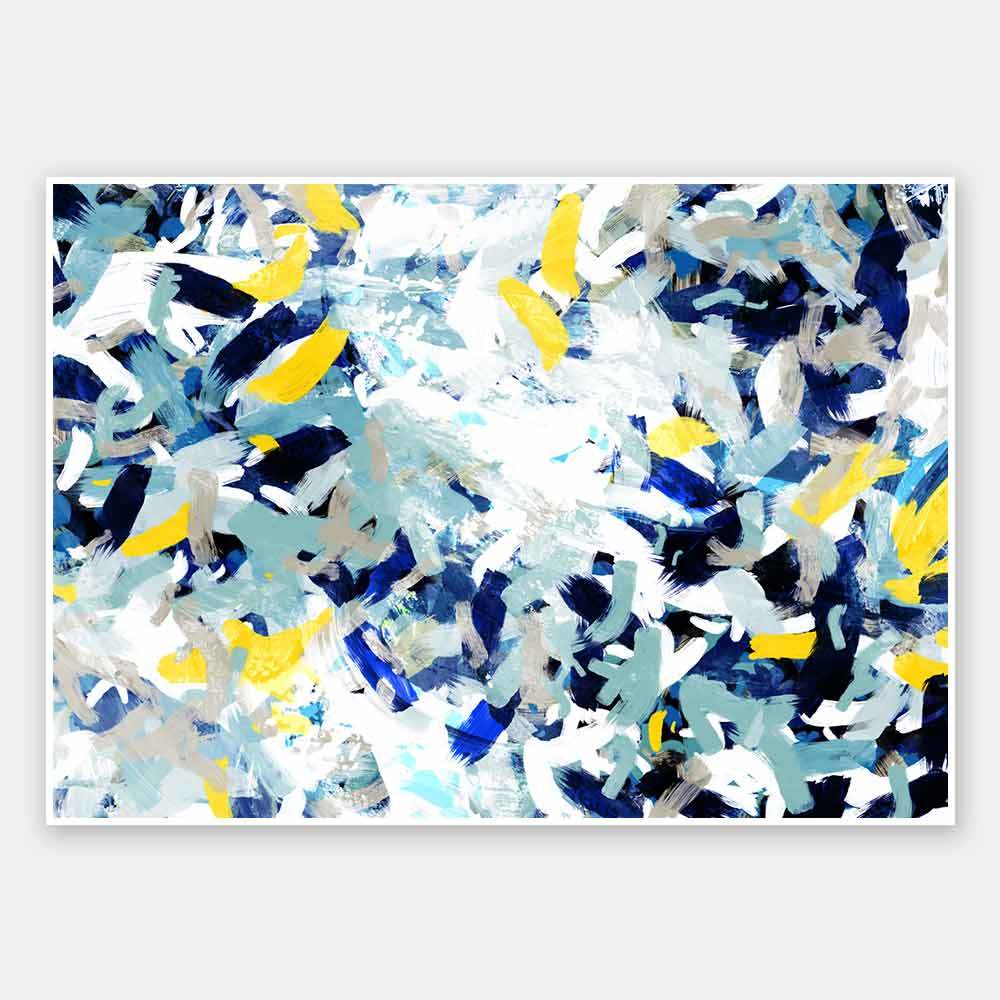 Coastal Fjord Unframed Art Print - Scandinavian Landscape Wall Decor for Living Room, Bedroom & Office - Perfect for Home & Office Decoration