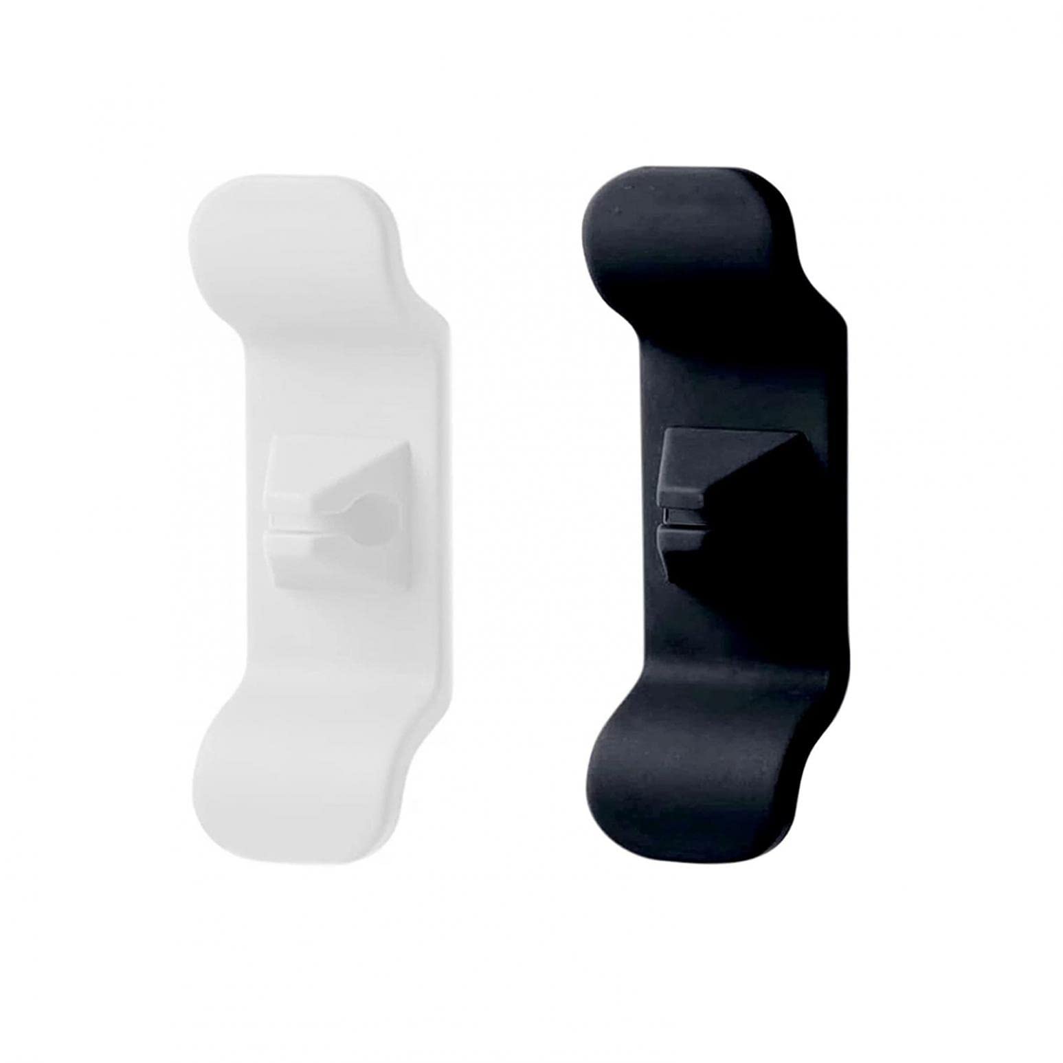 2 Pack Cord Organizer for Kitchen Appliances - Cord Wrapper & Hider for Mixer, Blender, Coffee Maker, Pressure Cooker, Air Fryer (Black + White) - Keep Countertops Tidy & Safe for Small Appliances