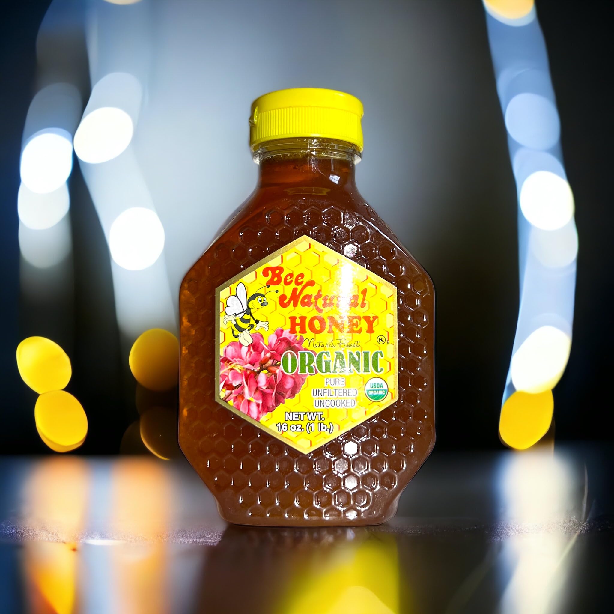Organic Raw Honey | Pure Unfiltered USDA Certified for Baking & Tea