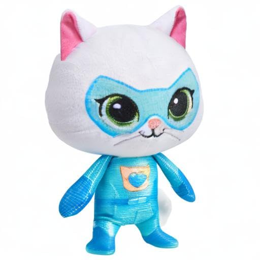 Just Play Disney Junior SuperKitties 6.5-inch Plush Stuffed Animal Toy - Bitsy the Kitten, Soft Cuddly Toy for Kids Ages 2 and Up | Perfect Gift for Birthday, Christmas & Pretend Play