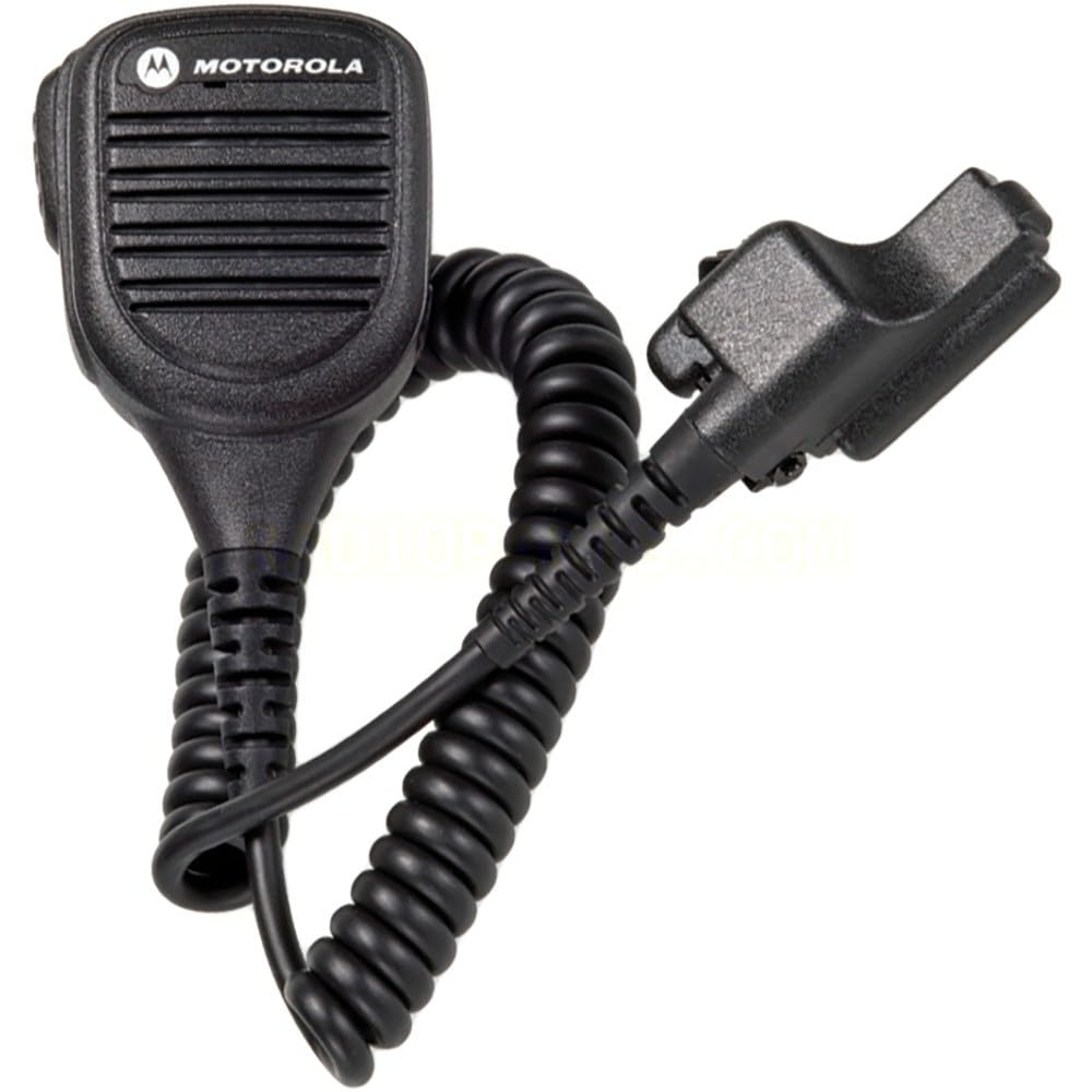 Motorola PMMN4045B Noise Cancelling Remote Speaker Mic for XTS 5000 & XTS 2500 Two-Way Radios - Clear Communication for Police, Firefighters & Security Professionals