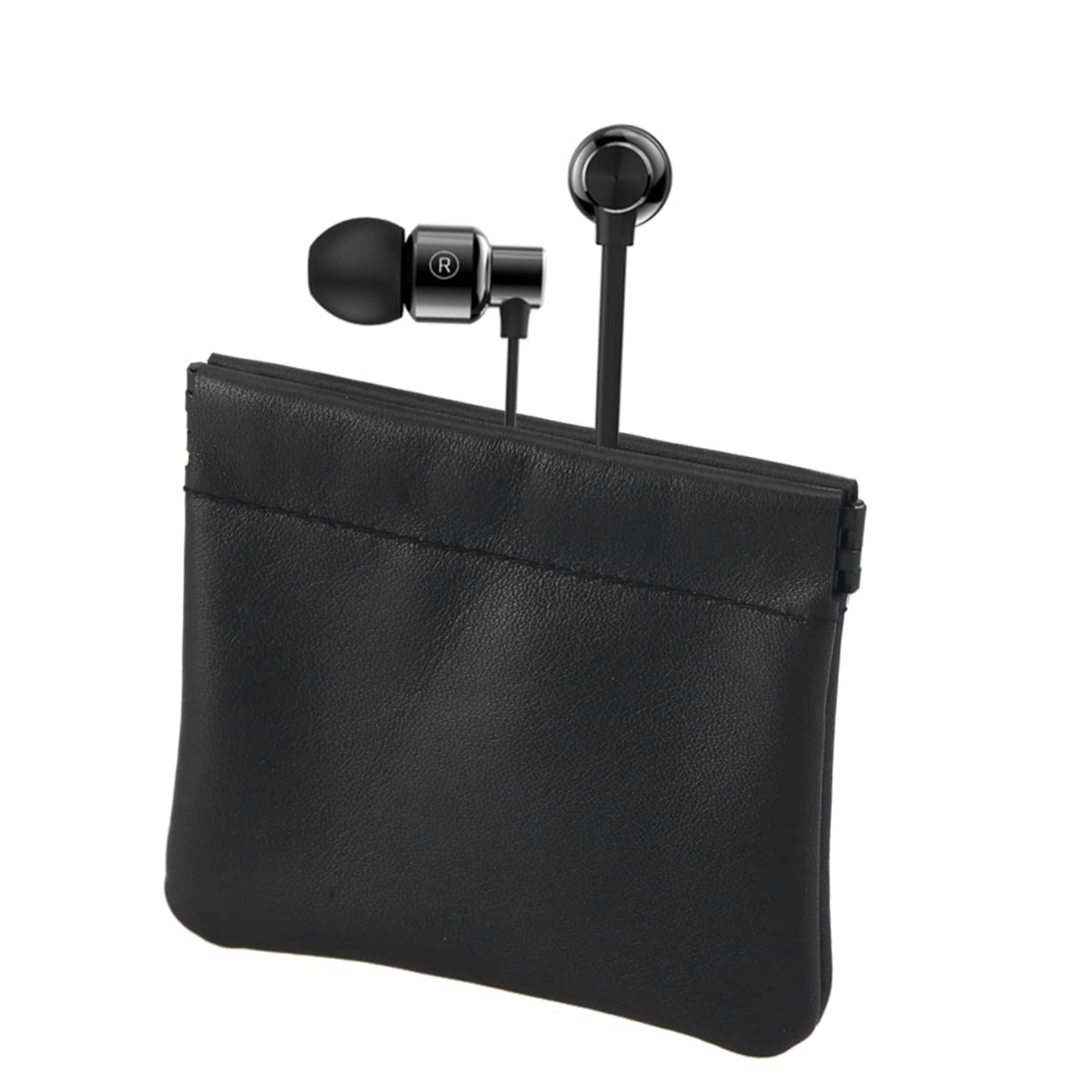 Gadpiparty Ergonomic Earphone Pouch - Soft Protective Case for Headphones, Earbuds, AirPods - Durable Travel Storage & Organizer for Commuting, Workouts, Travel